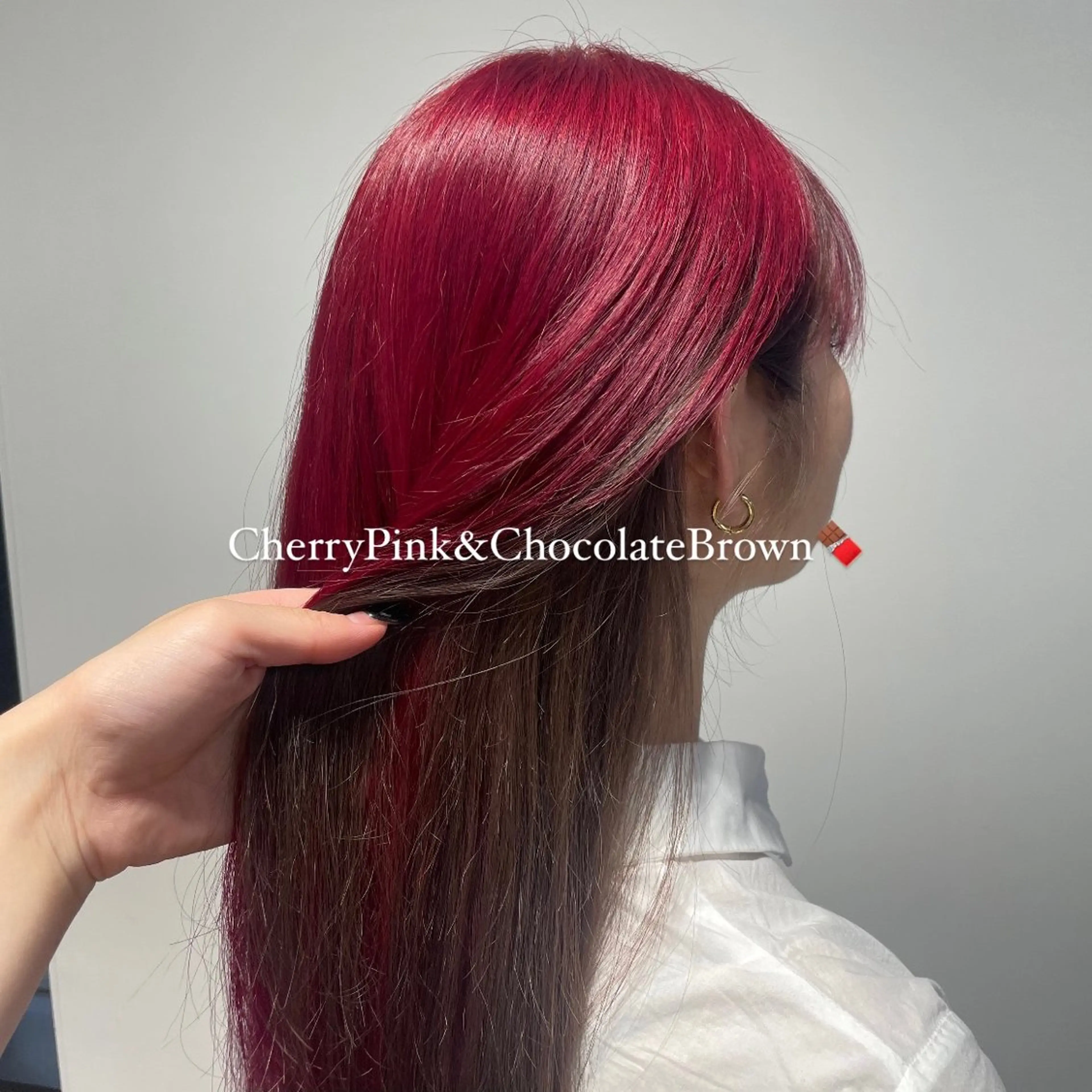 セミロング カラー sawaka🪽うる 艶カラー/レイヤーのヘアスタイル