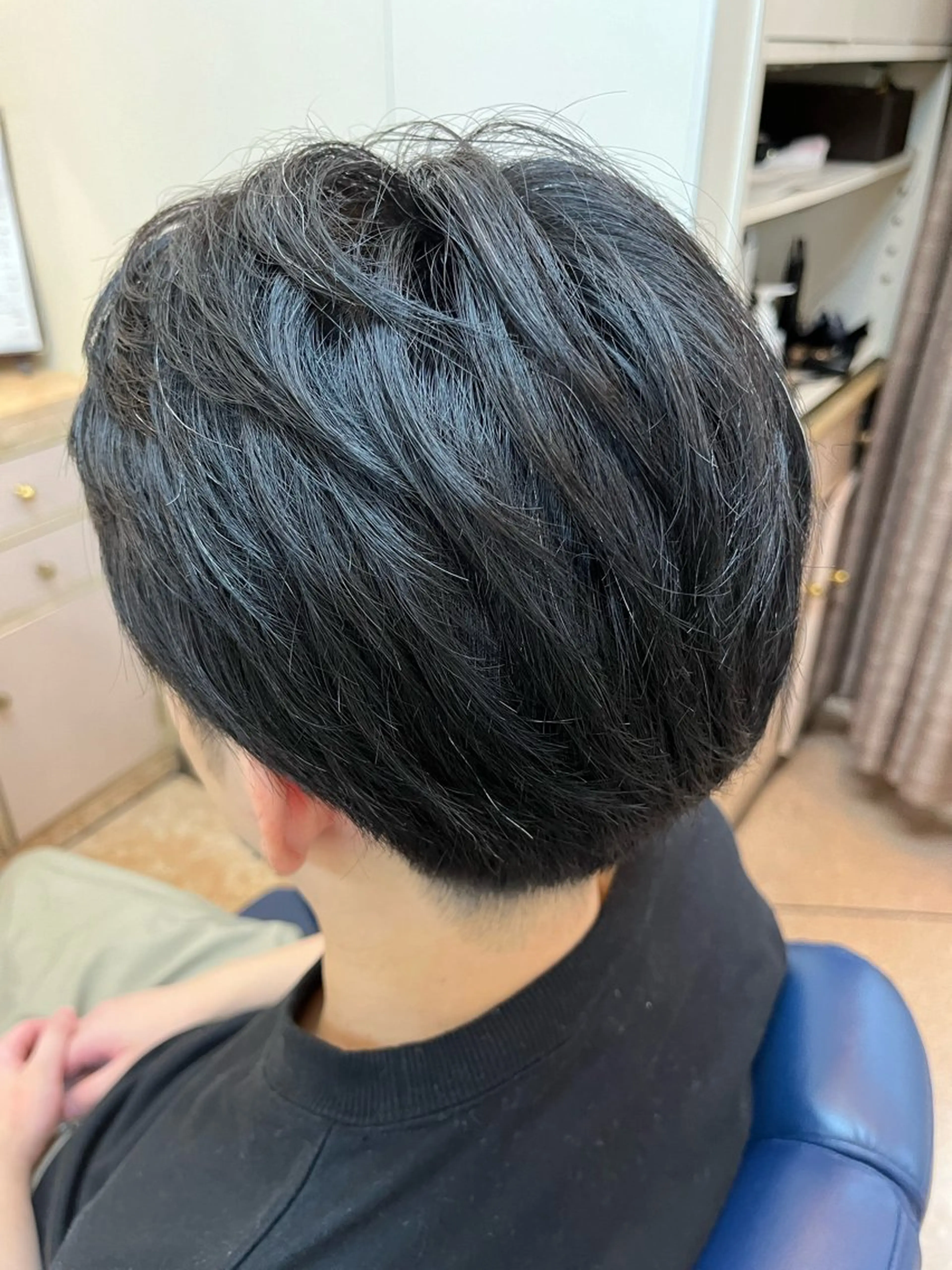 セミロング 💈メンズカット 💈加仲凌也のヘアスタイル