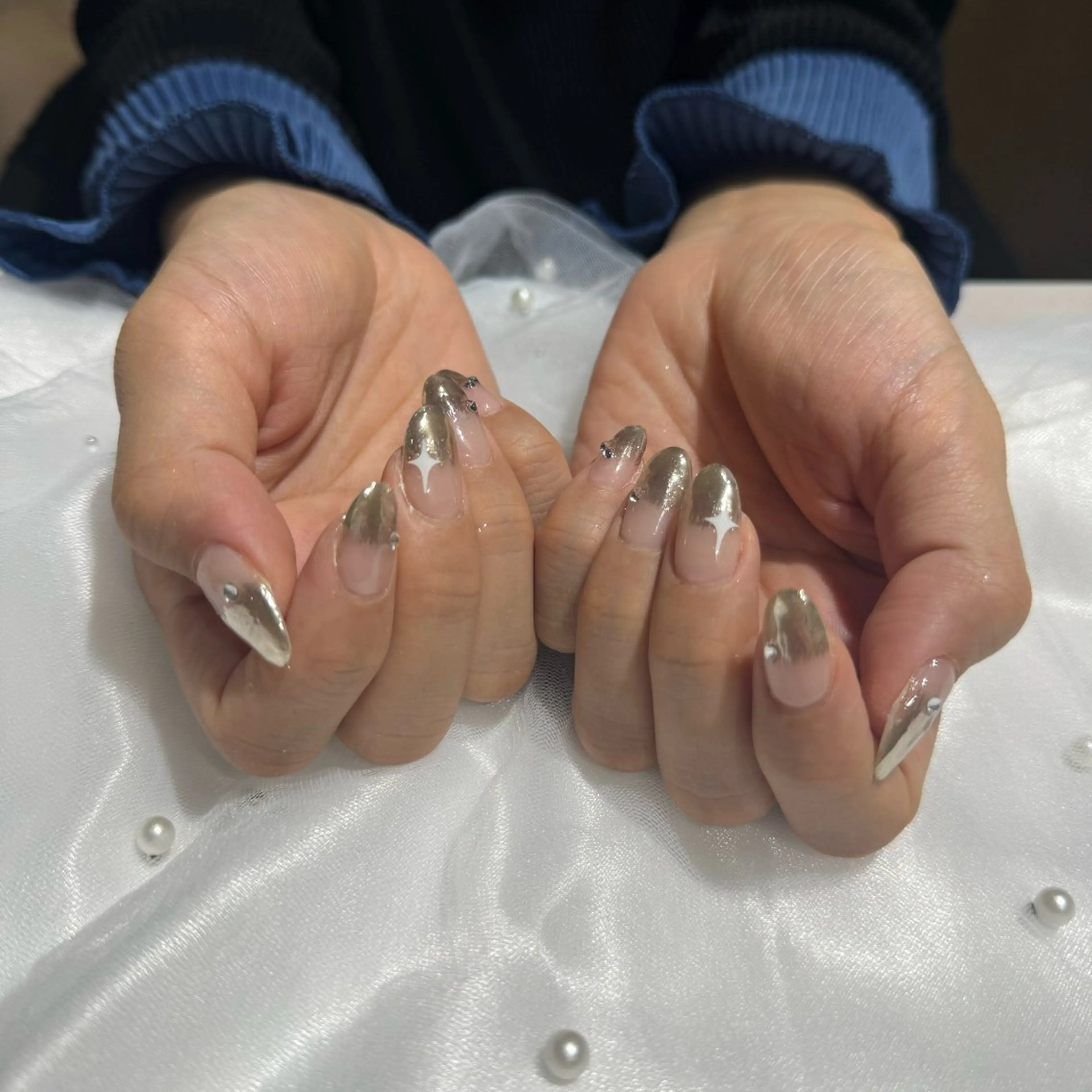 ネイル ミラーネイル 💫fein. nail💫のネイルデザイン
