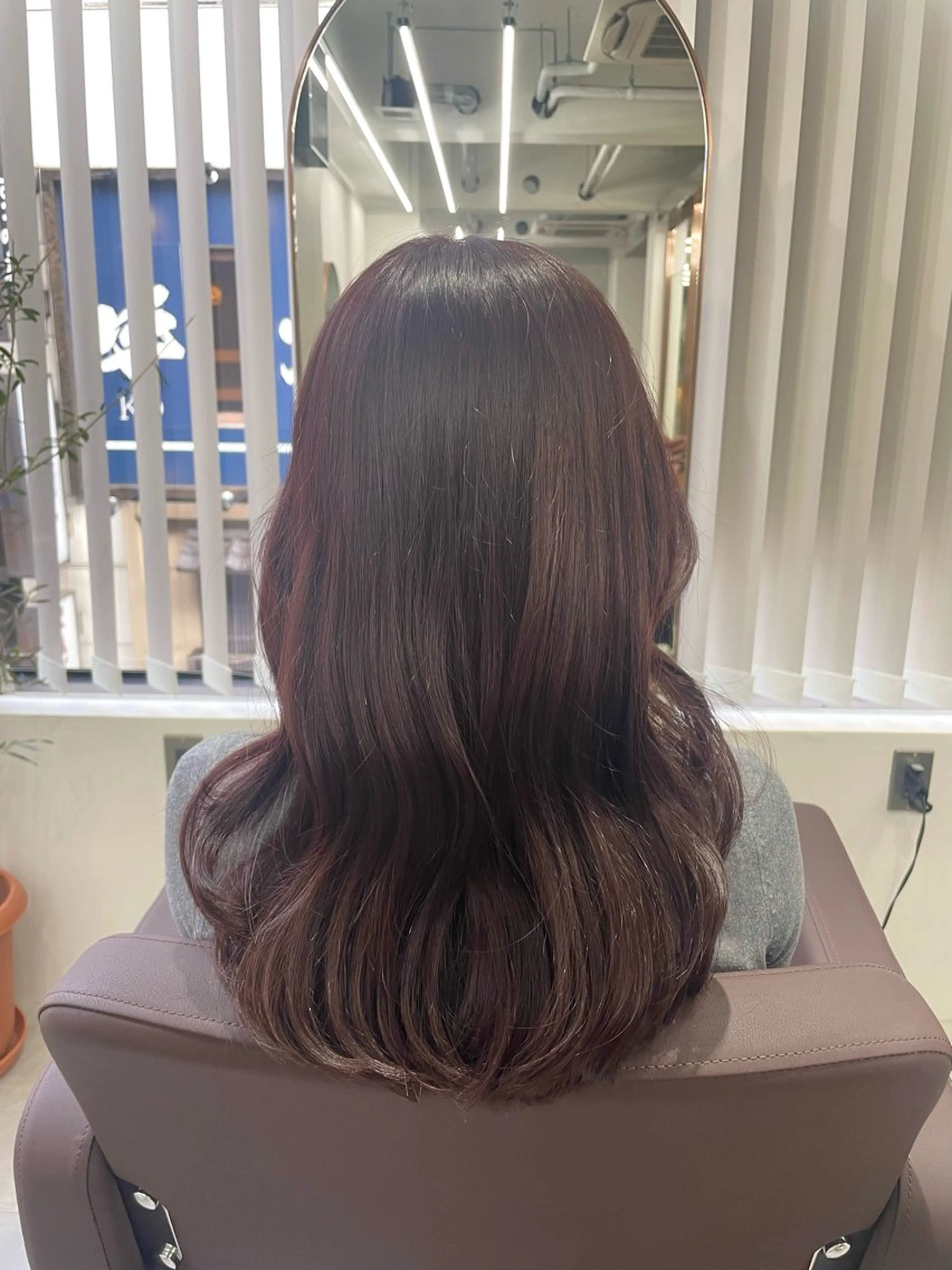 ロング カラー ヘアカラー トリートメント 川中 あいかのヘアスタイル