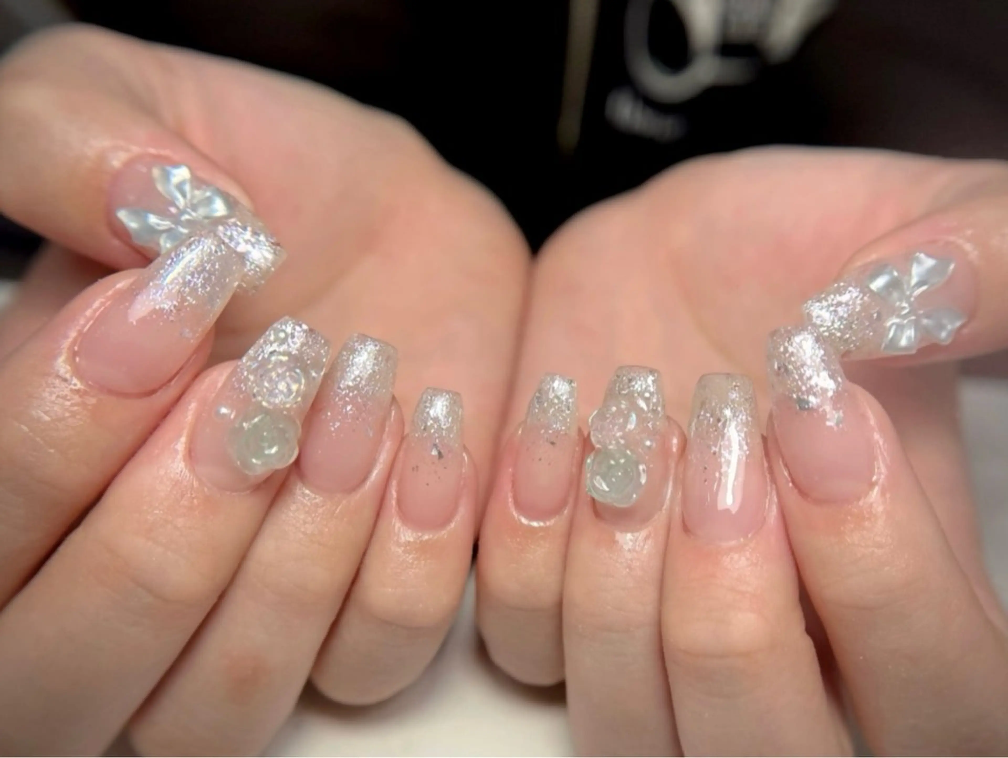 ネイル アートネイル 成人式 ジェルネイル ニュアンスネイル ネイルチップ Kora Nailのネイルデザイン