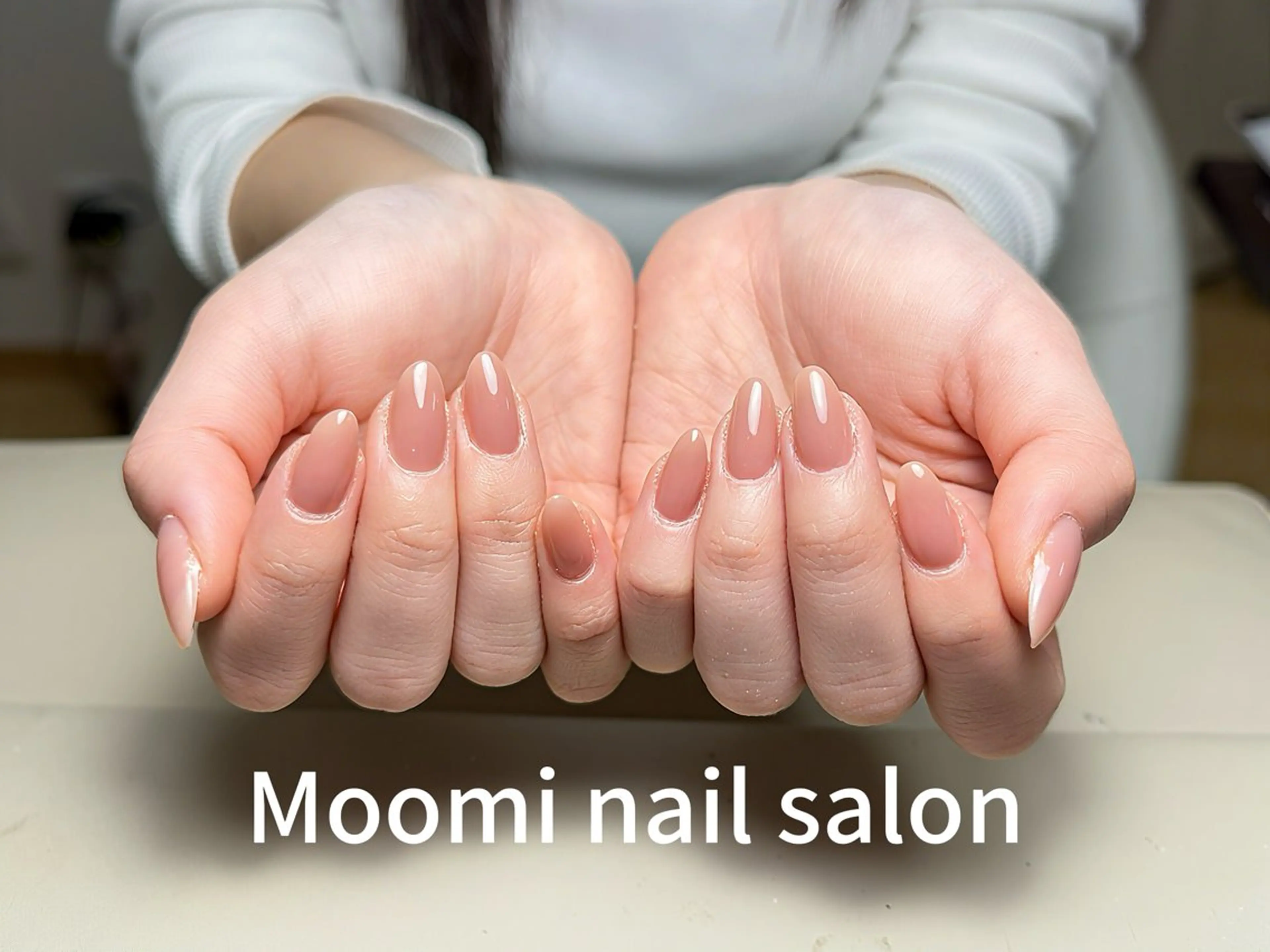 ネイル ボルドー チークネイル フレンチネイル ジェルネイル グラデーション ハンドネイル Moomi nail salonのネイルデザイン