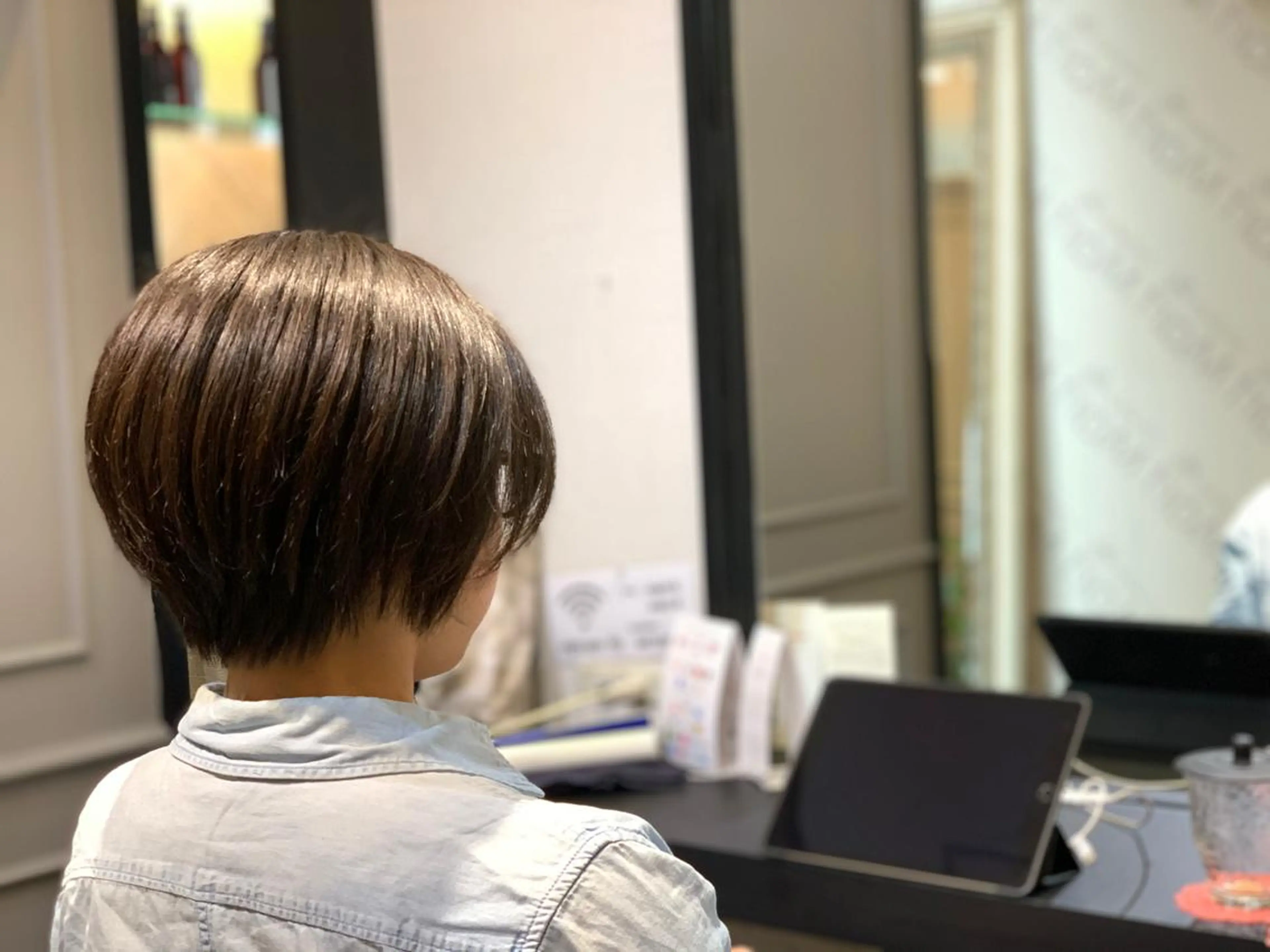 ショート カット トリートメント 川村 綾のヘアスタイル