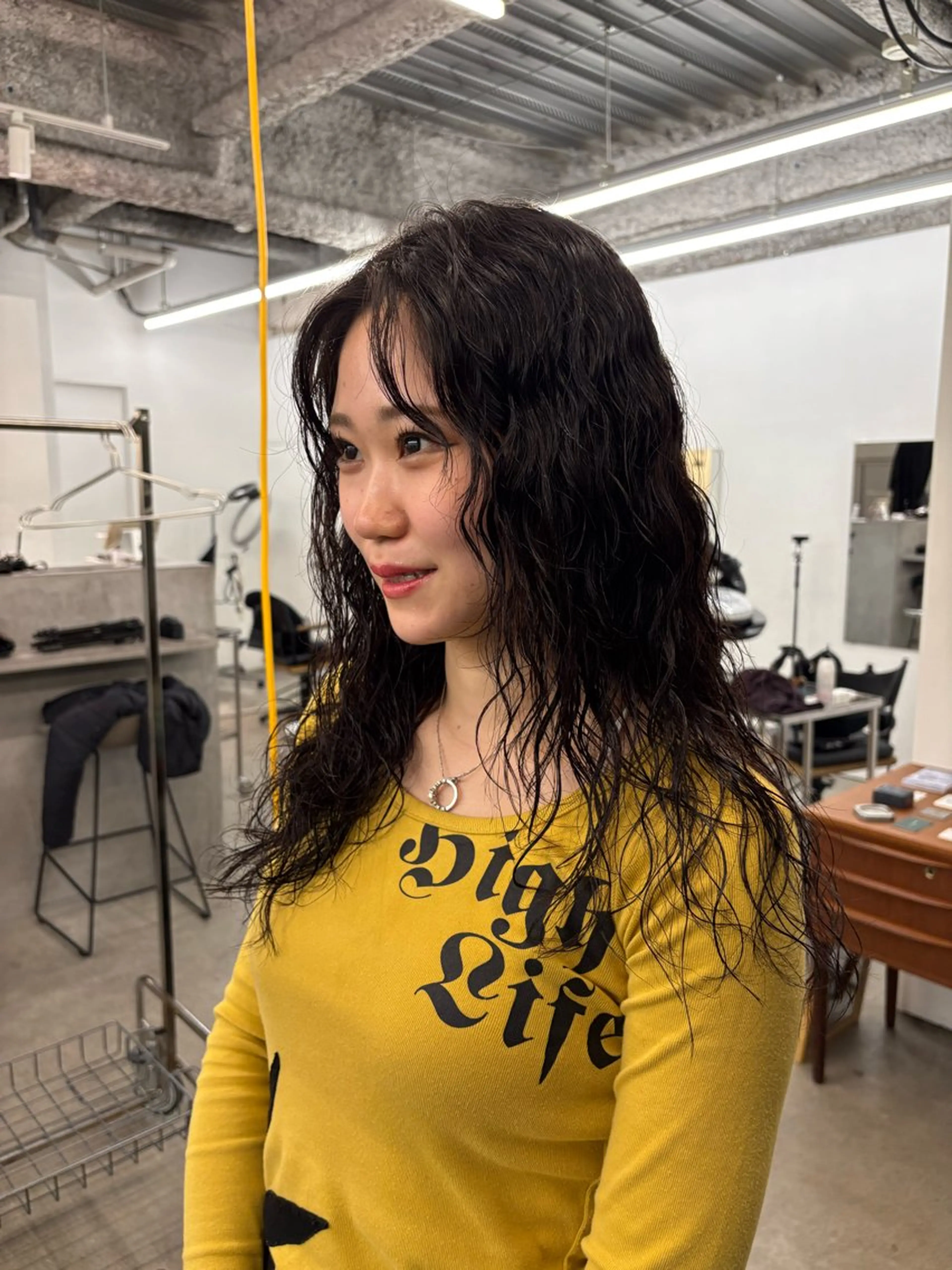 ロング パーマ ボブ ウルフカット スパイラルパーマ カット パーマ 【お洒落パーマ】 Elme　肥塚康汰郎のヘアスタイル