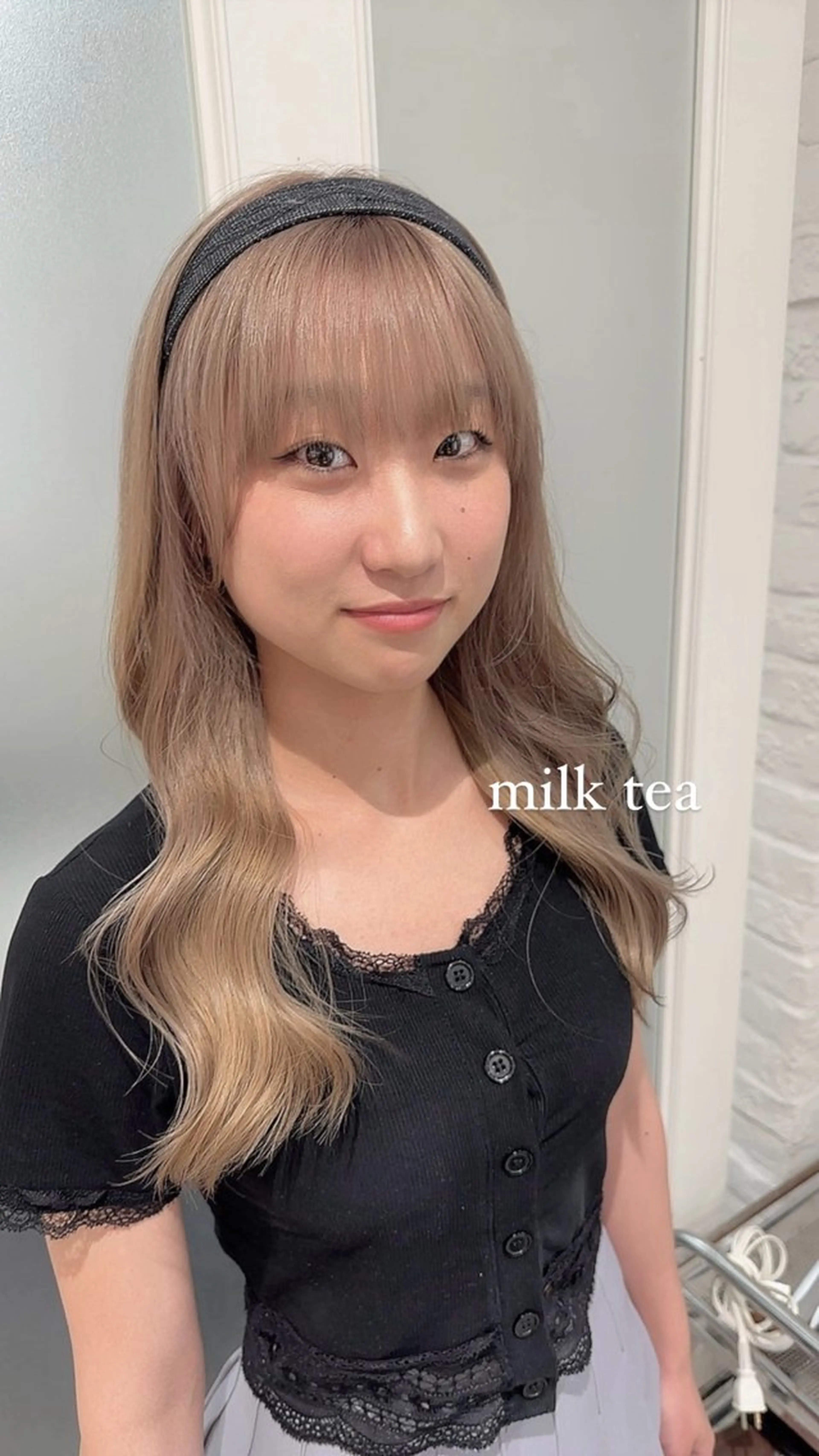 ロング カラー ブリーチ ブロンド ハイトーンカラー ヘアカラー トリートメント 山下恋佳/矢場町/ ブリーチ/ショートのヘアスタイル