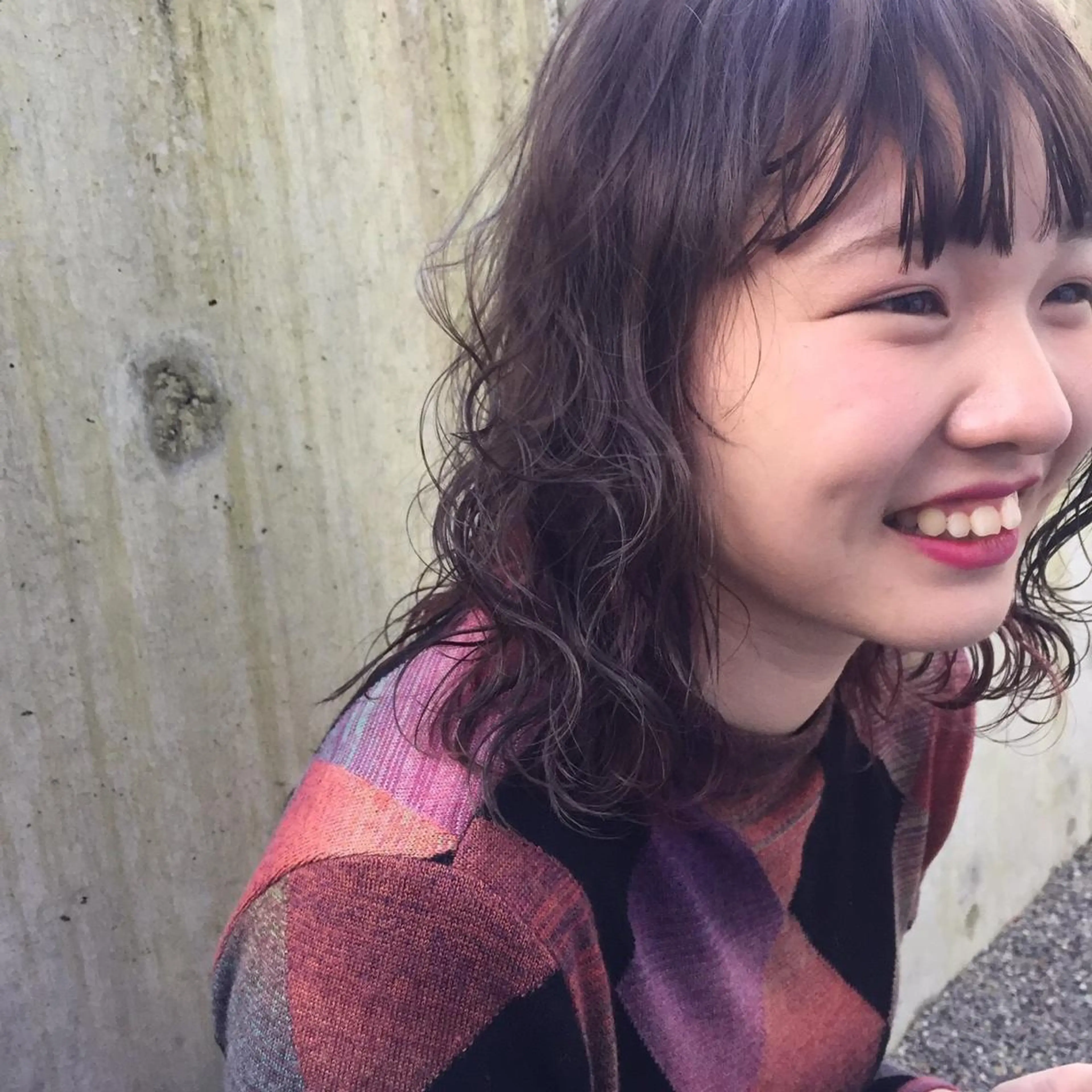 セミロング カラー 追立 優稀のヘアスタイル