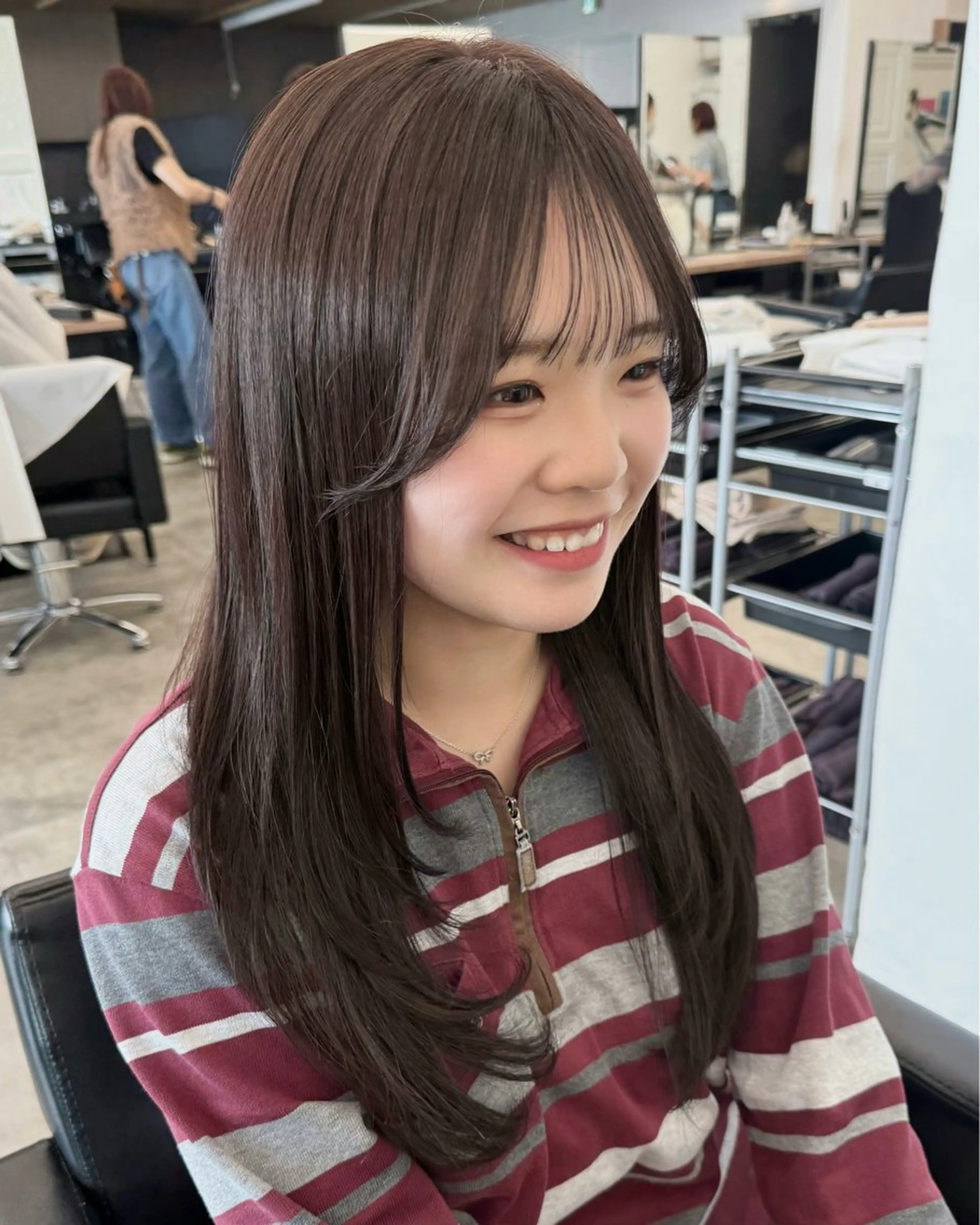 ショート カラー レイヤーカット カット ヘアカラー トリートメント レイヤー/顔まわり/ 透明感/kana🩰のヘアスタイル