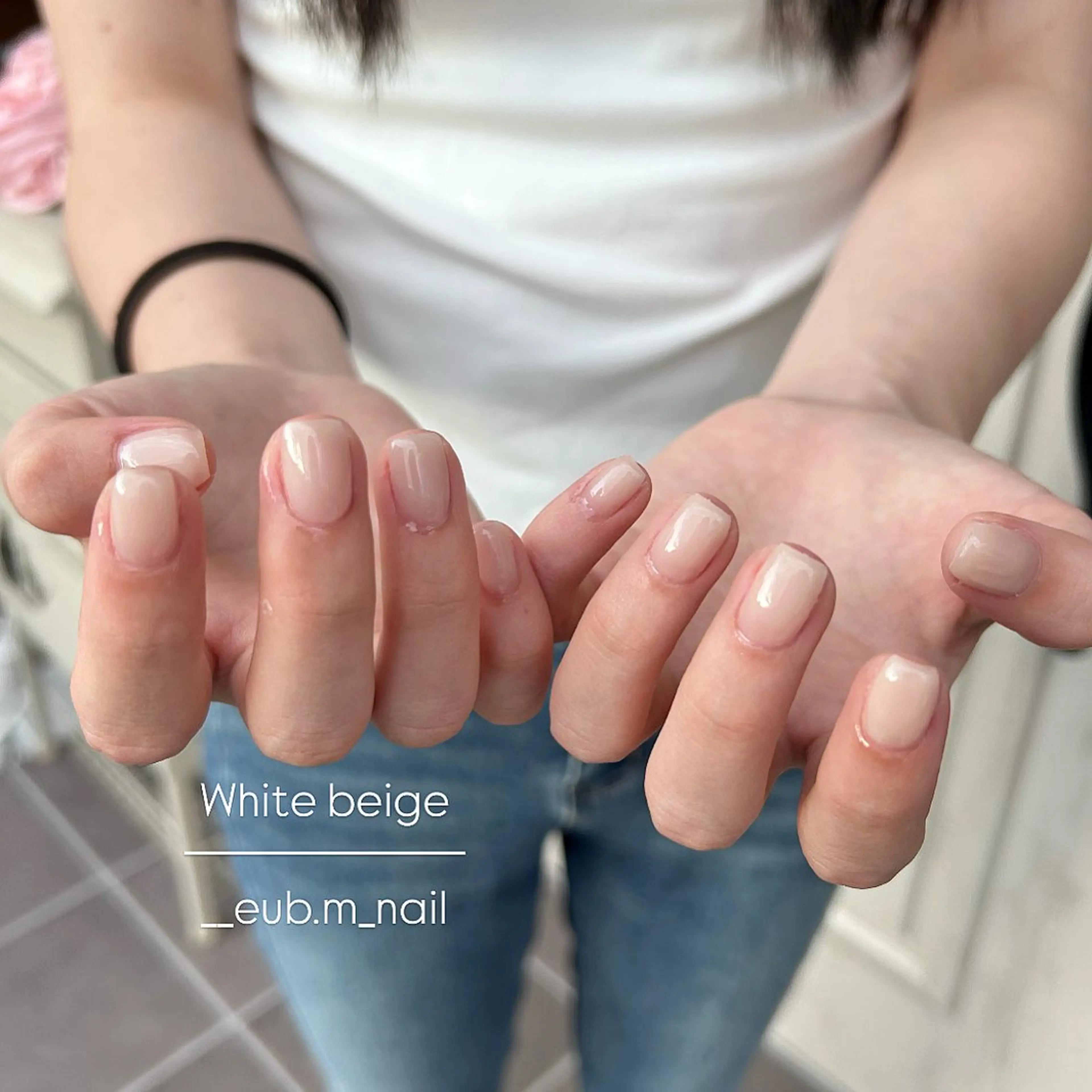 ネイル シンプルネイル ハンドネイル 深夜ネイルサロン eub.m_nailのネイルデザイン