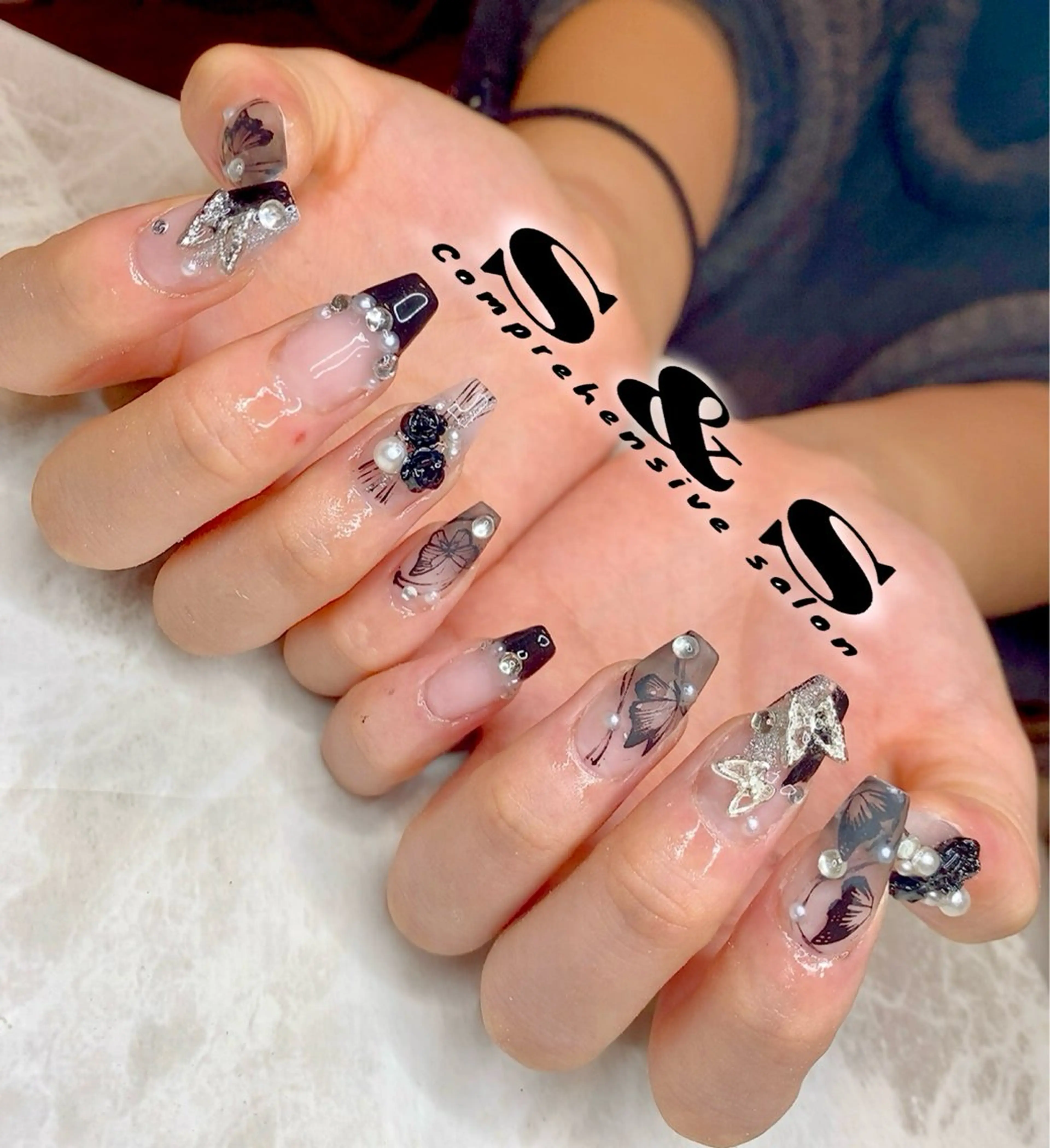 ネイル 長さ出し メンズネイル 持ち込み スカルプネイル S&S 村田小百合のネイルデザイン