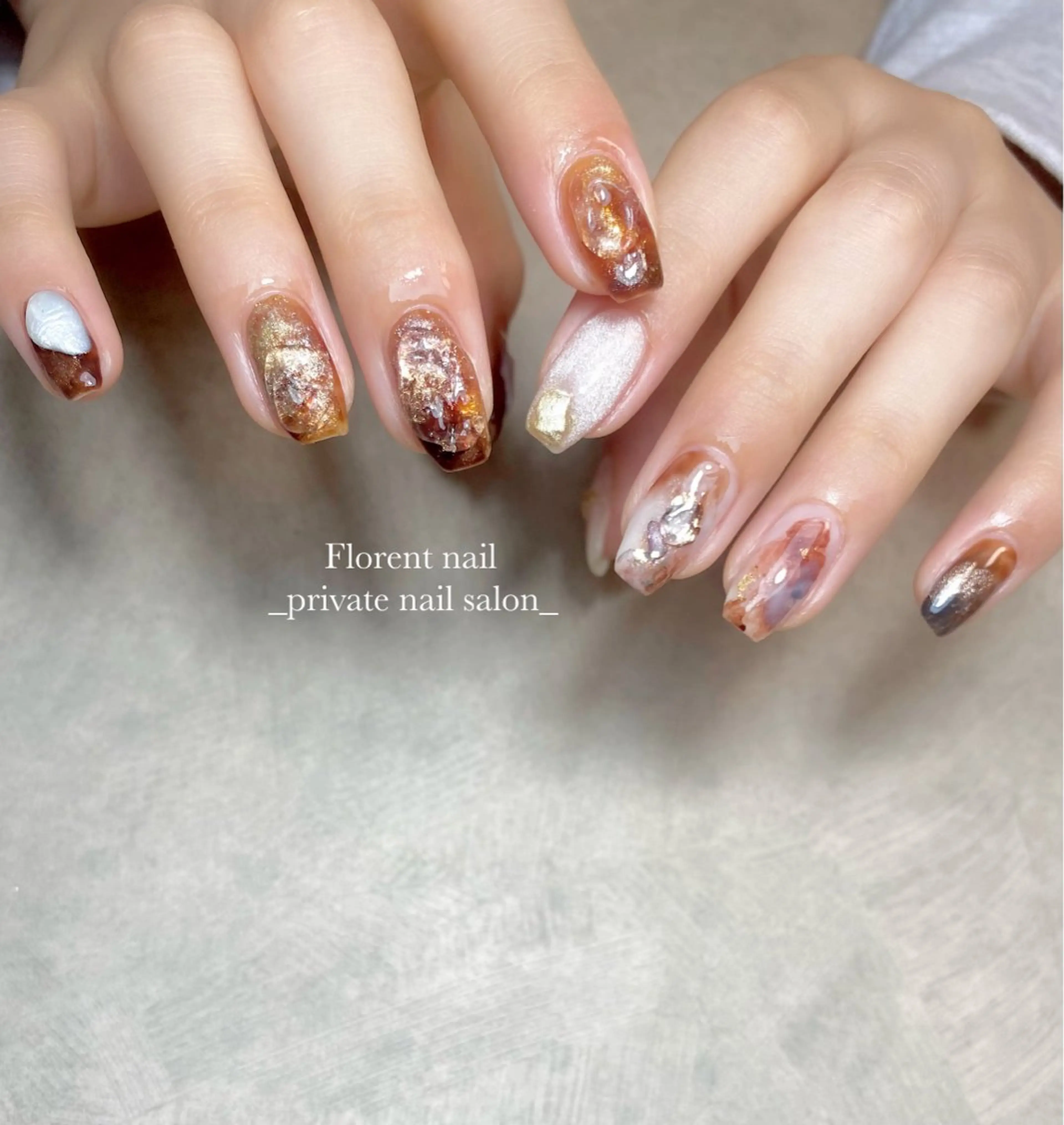 ネイル ハンドネイル florent nailのネイルデザイン