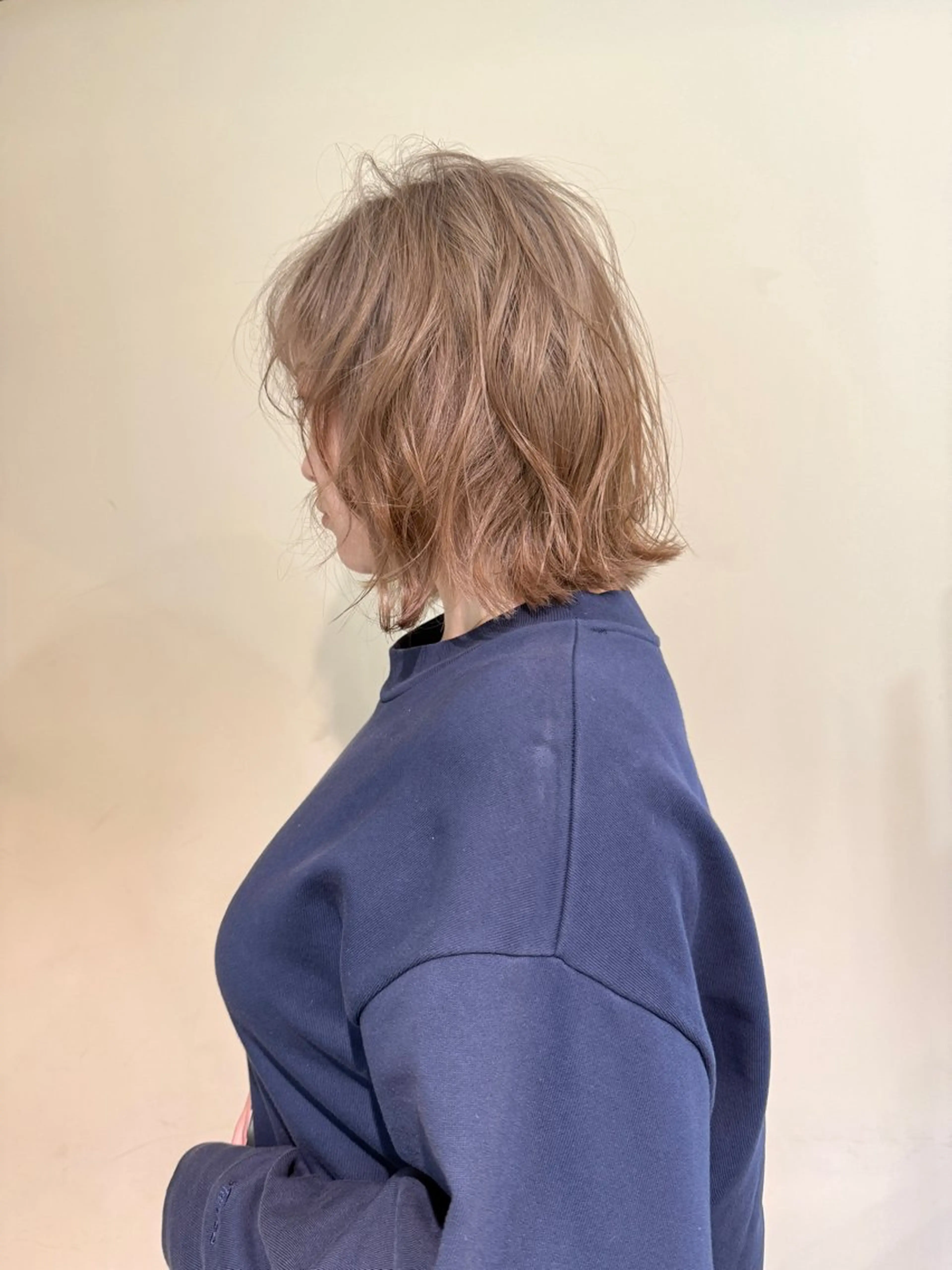 ミディアム カラー アディクシーカラー バレイヤージュ ブリーチ デザインカラー ダブルカラー ヘアカラー opus 店長大和 レイヤー/赤み消しのヘアスタイル