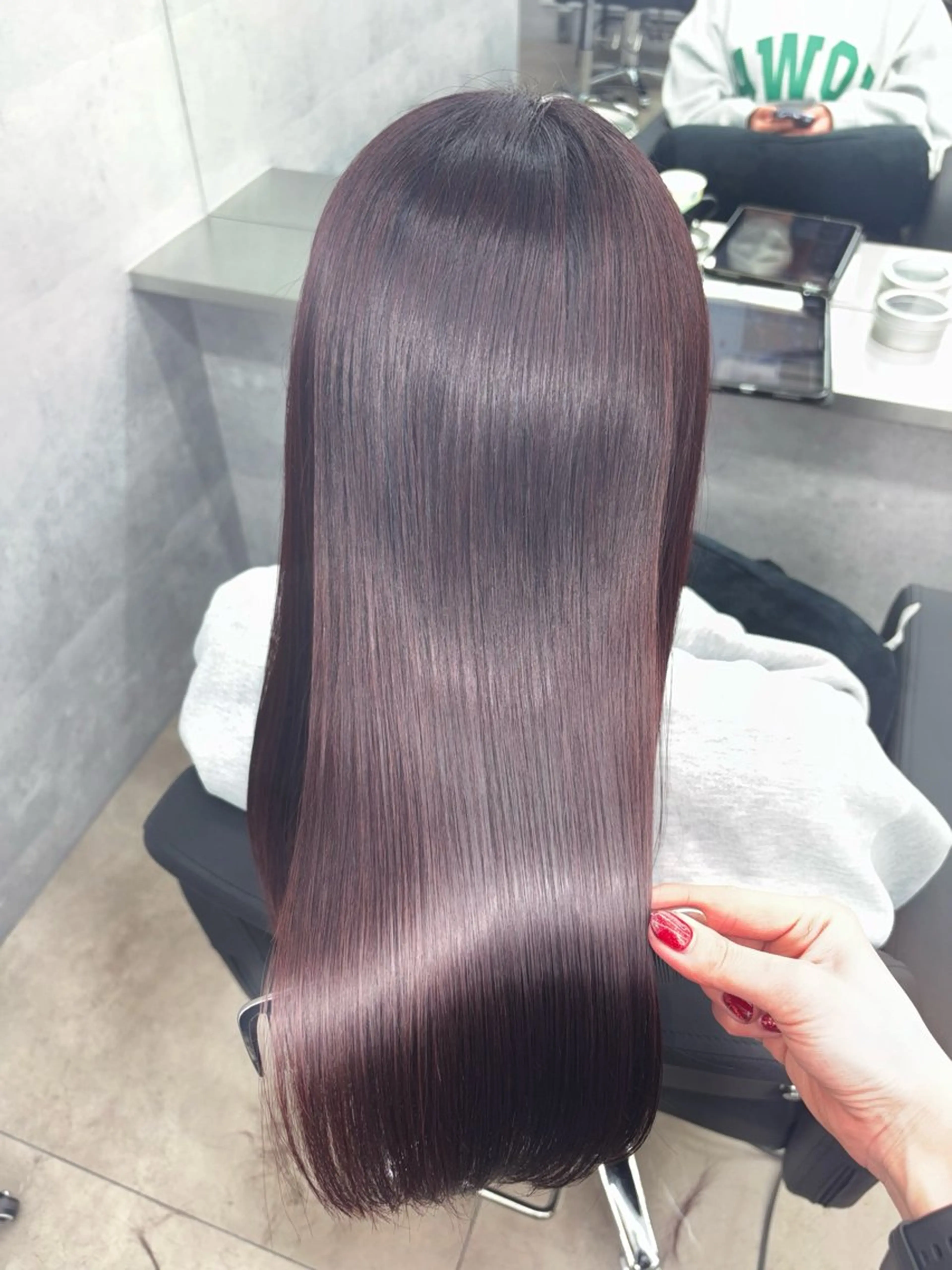 ロング カラー 髪質改善/韓国 レイヤー/店長/原島のヘアスタイル