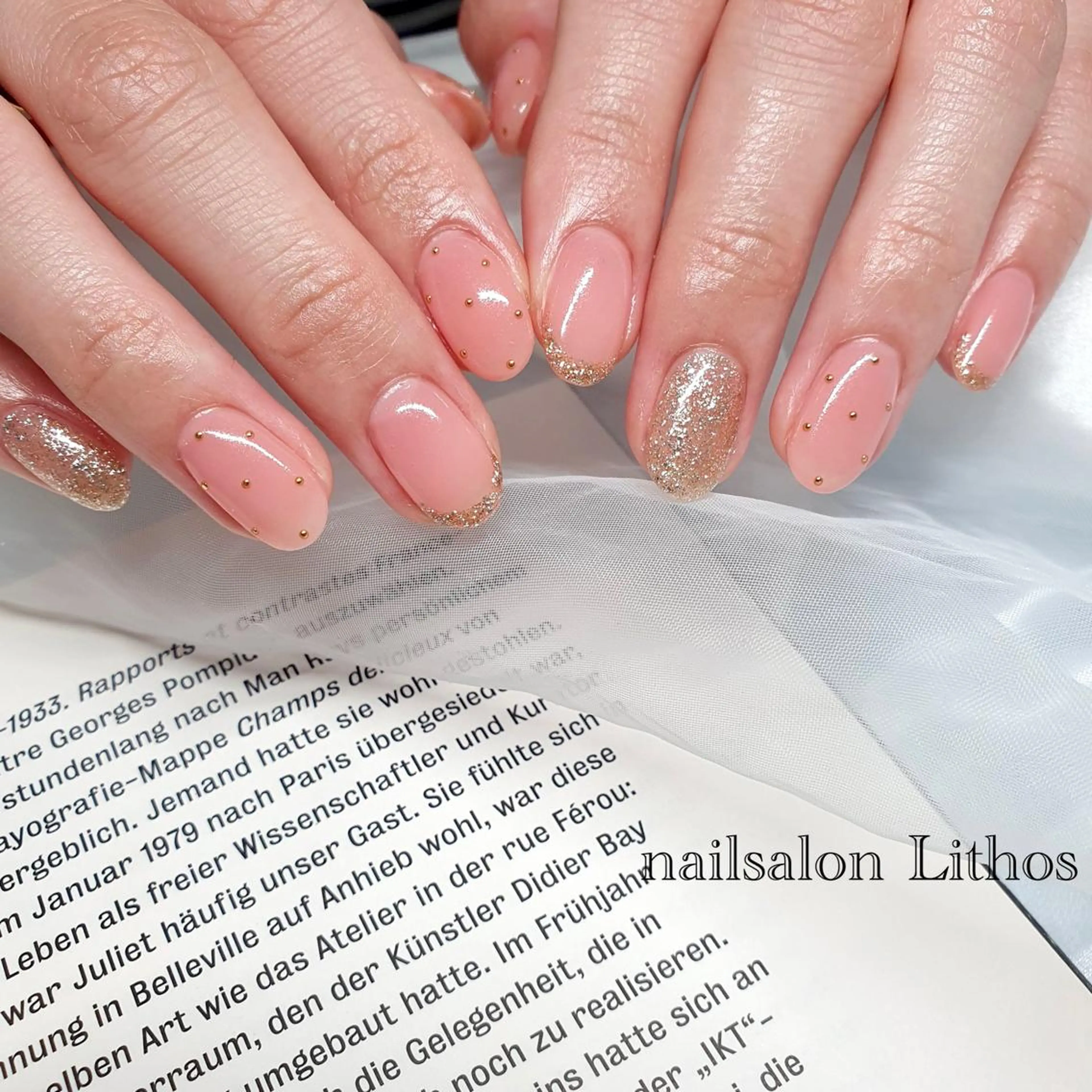 ネイル オフィスネイル ハンドネイル nailsalon Lithos所属・nailsalon Recontreのネイルデザイン