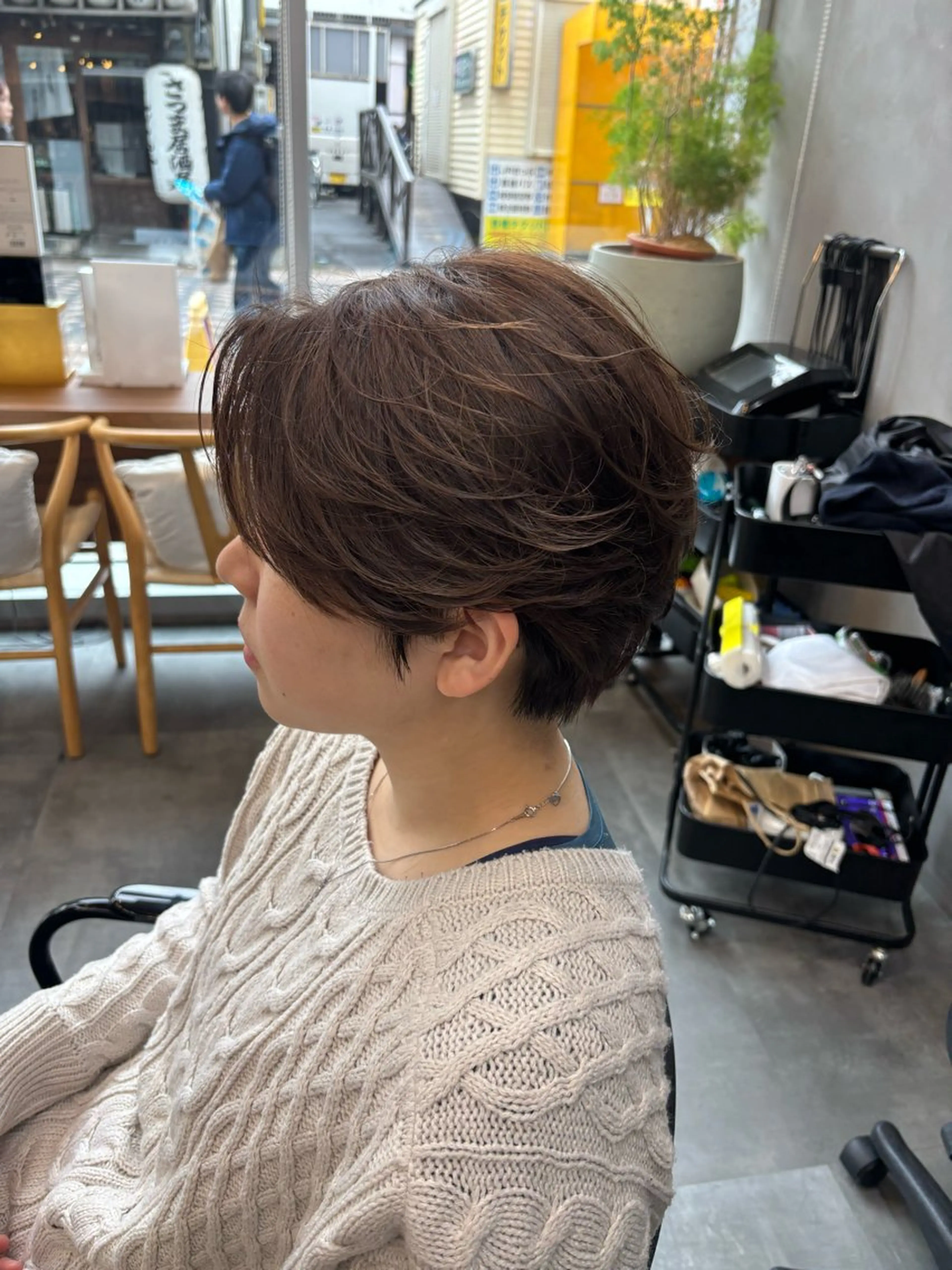 ショート メンズ カット パーマ 鹿児島 TSUBASAのヘアスタイル