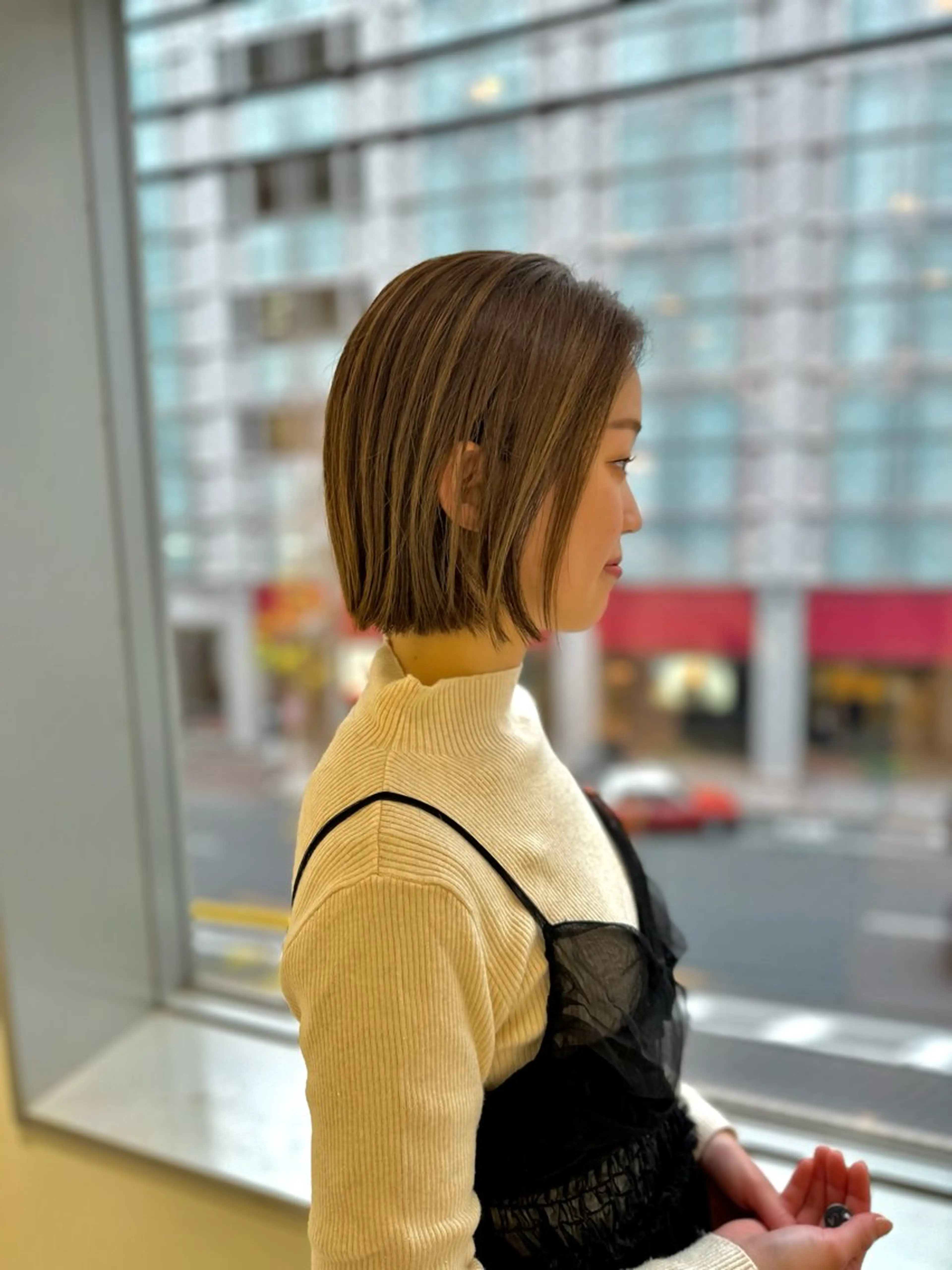 ミディアム カット ヘアカラー トリートメント 竜太/髪質改善カラ ー/似合わせカットのヘアスタイル