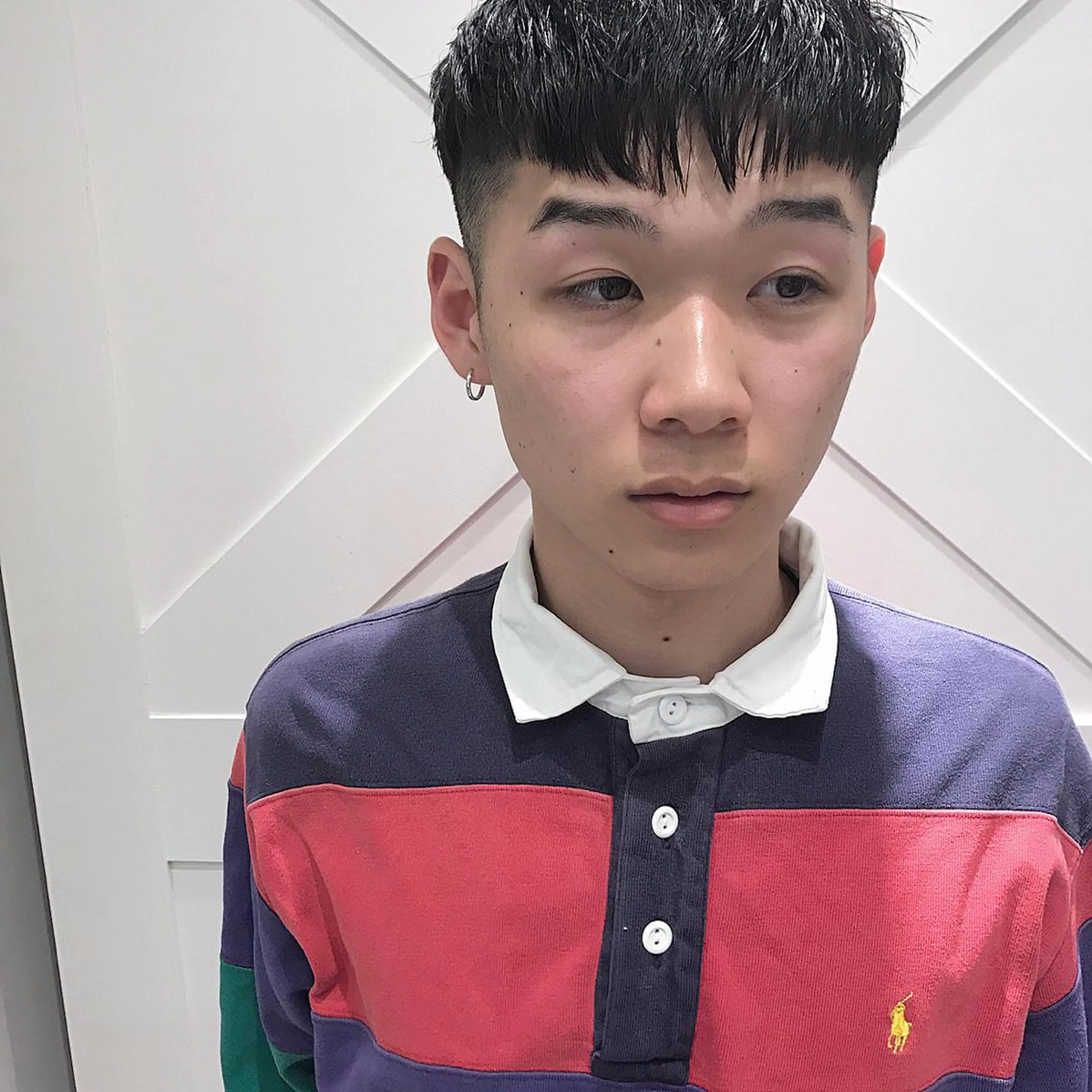 ショート カラー パーマ メンズ カット 平内 賢人のヘアスタイル