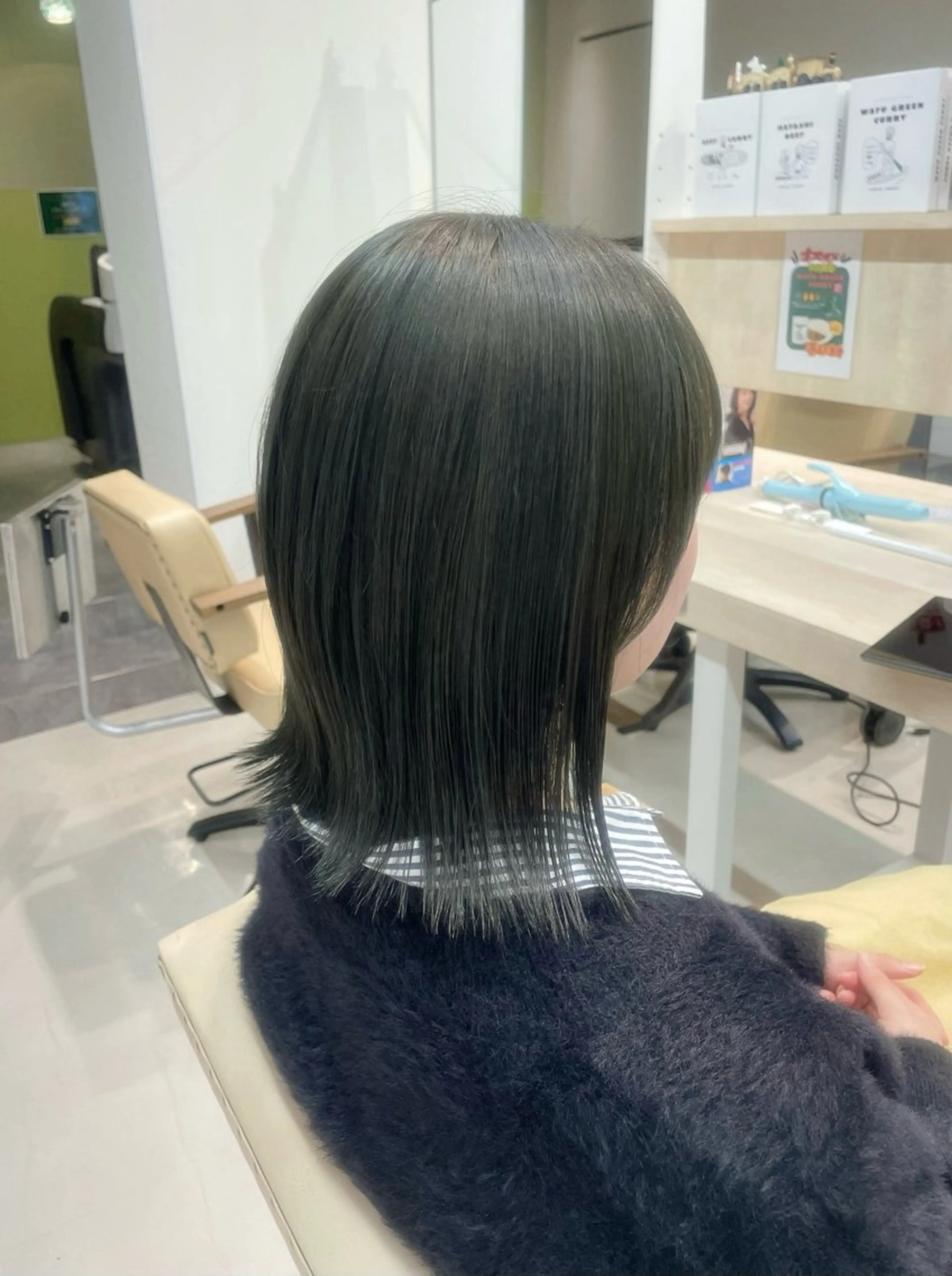 セミロング カラー ヘアカラー かずや🍀/髪質改善 /艶髪カラー/眉毛のヘアスタイル