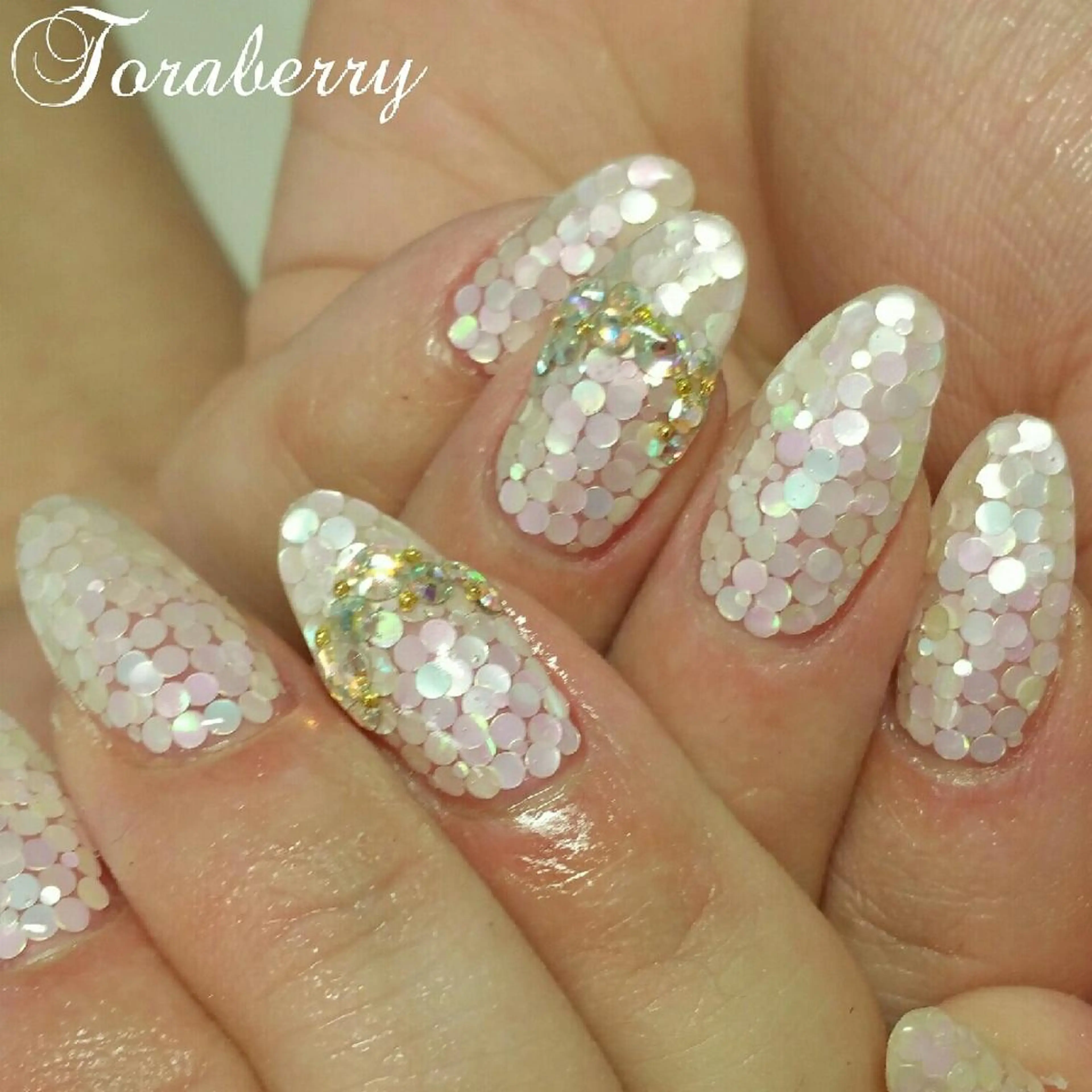 ネイル ホログラムネイル 持ち込み ネイリスト なつみのネイルデザイン