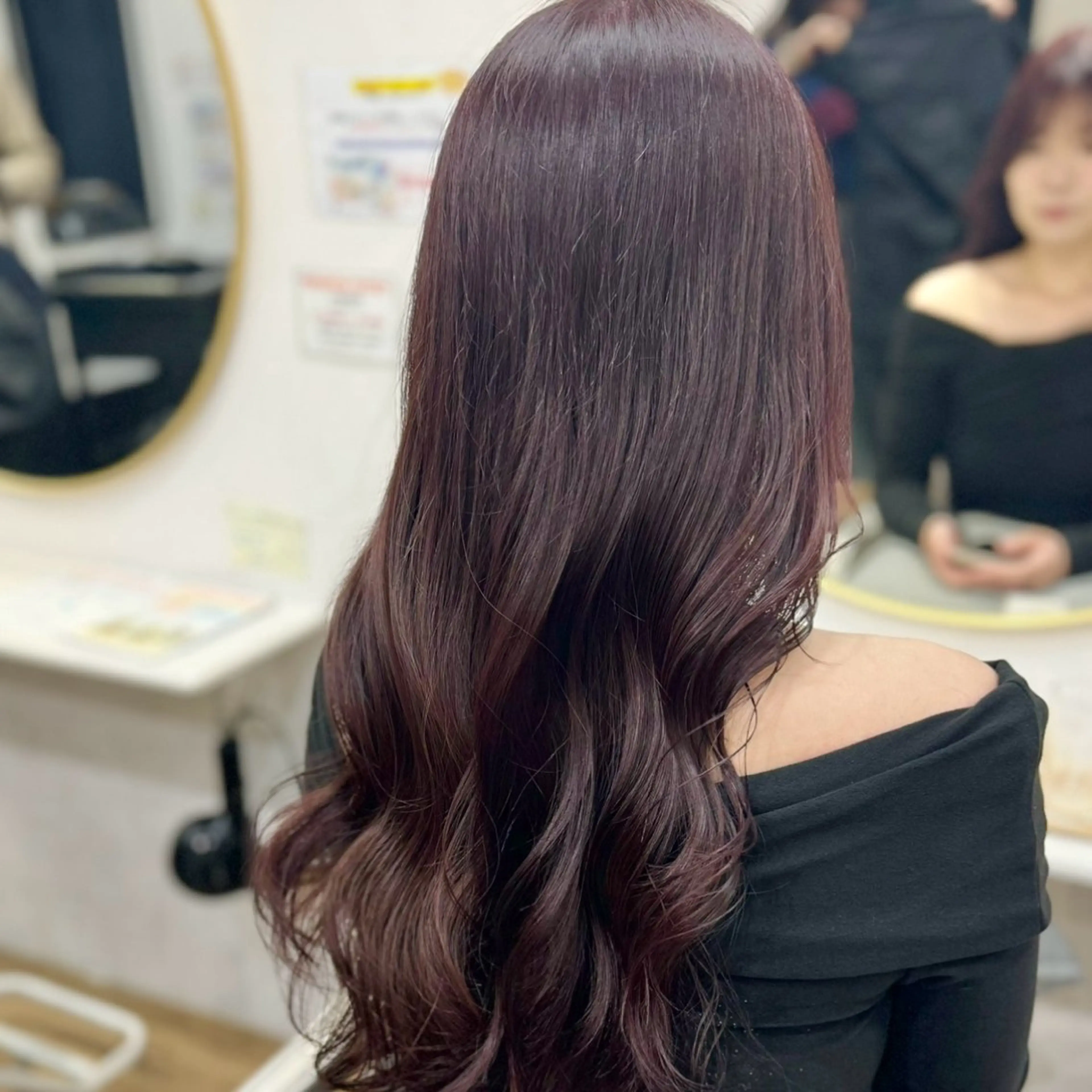 ロング カラー ヘアアレンジ ブラウンカラー ピンクカラー ピンクブラウン ヘアカラー トリートメント あおい 🍒暖色カラーのヘアスタイル