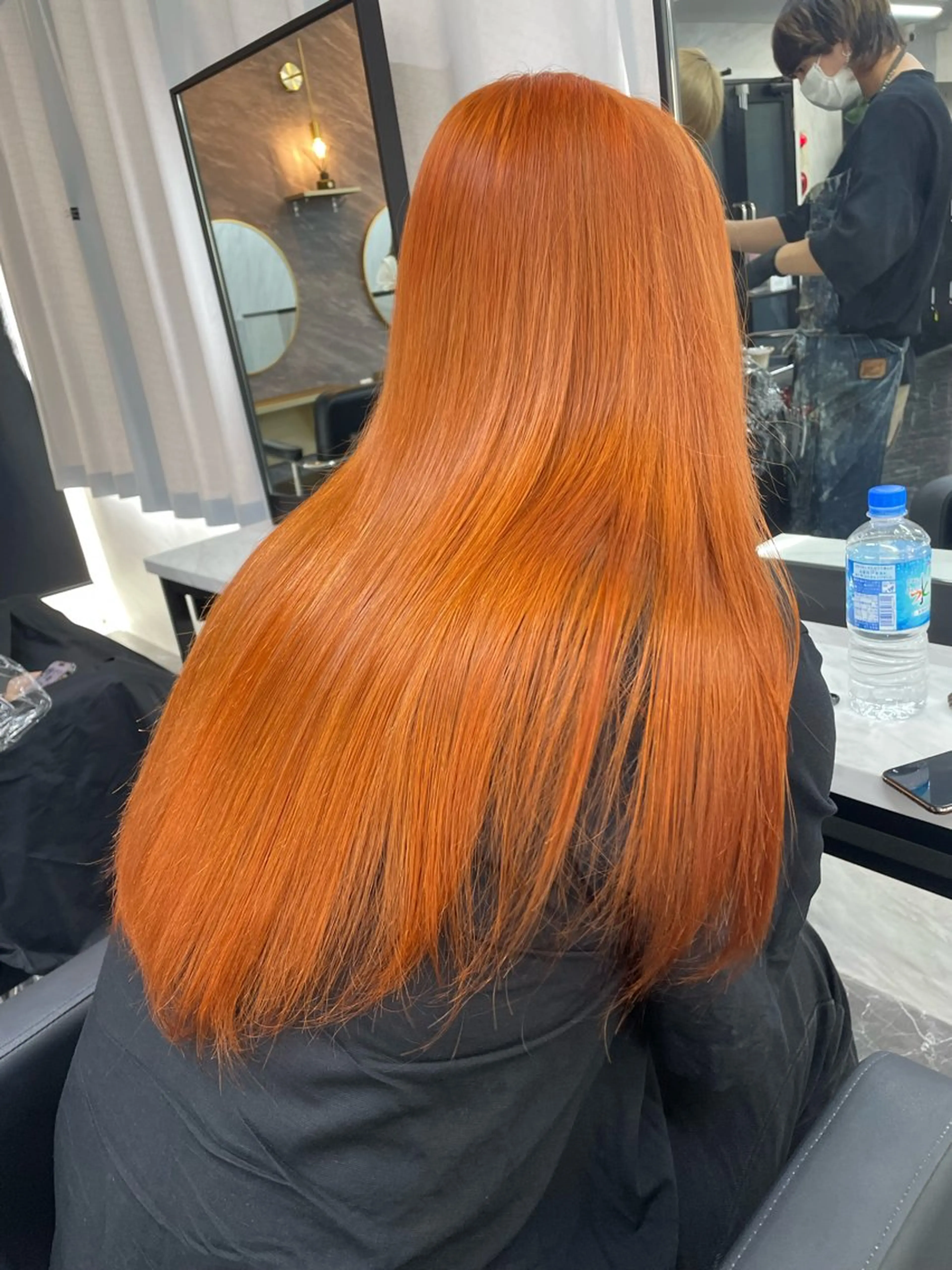 ロング カラー カット ヘアカラー トリートメント Ria OSAKA　梅田所属・マリカ🦋韓国 ハイトーン/エクステのヘアスタイル