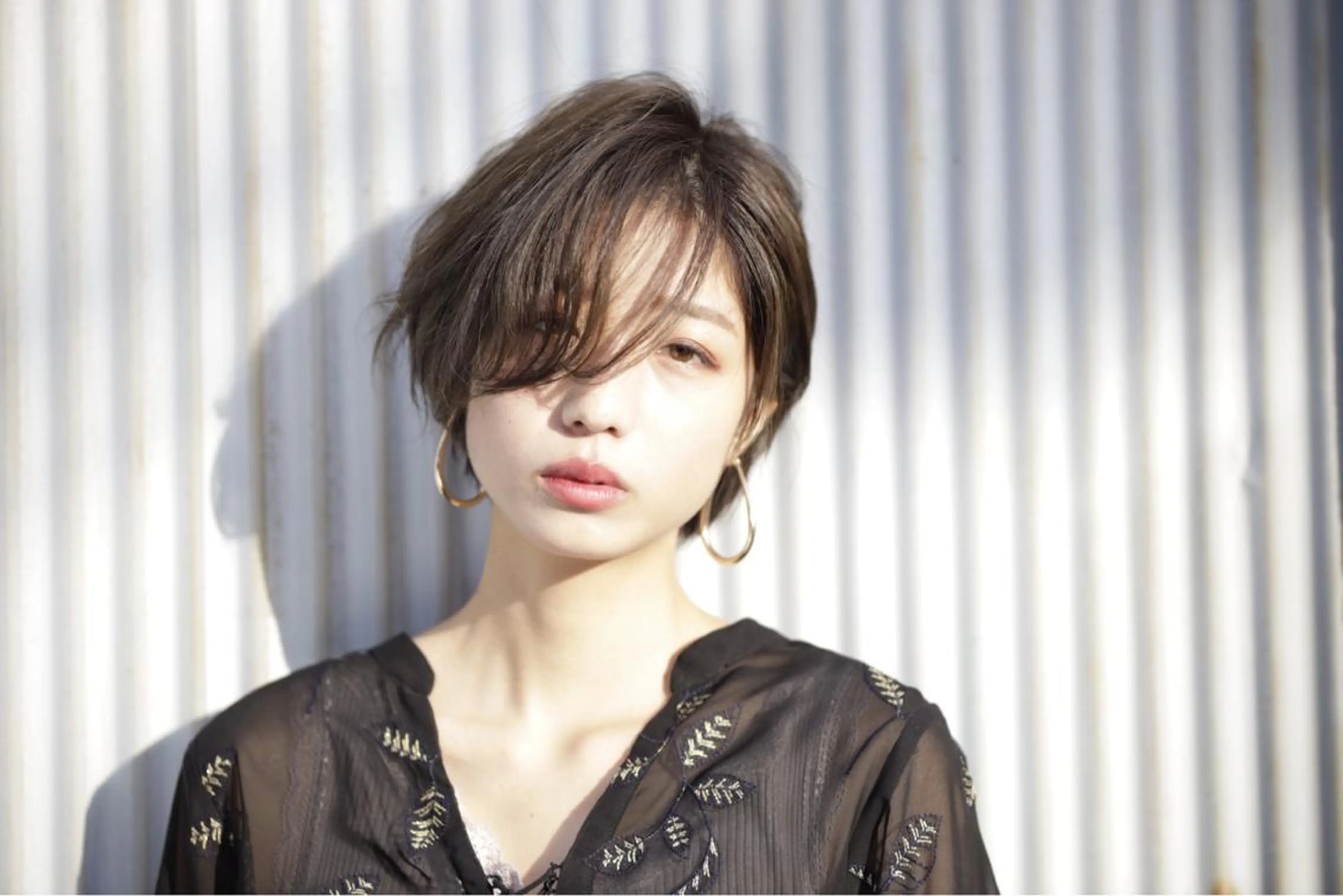 ショート ヘアカラー トリートメント IORI #韓国ヘア#髪質改善のヘアスタイル