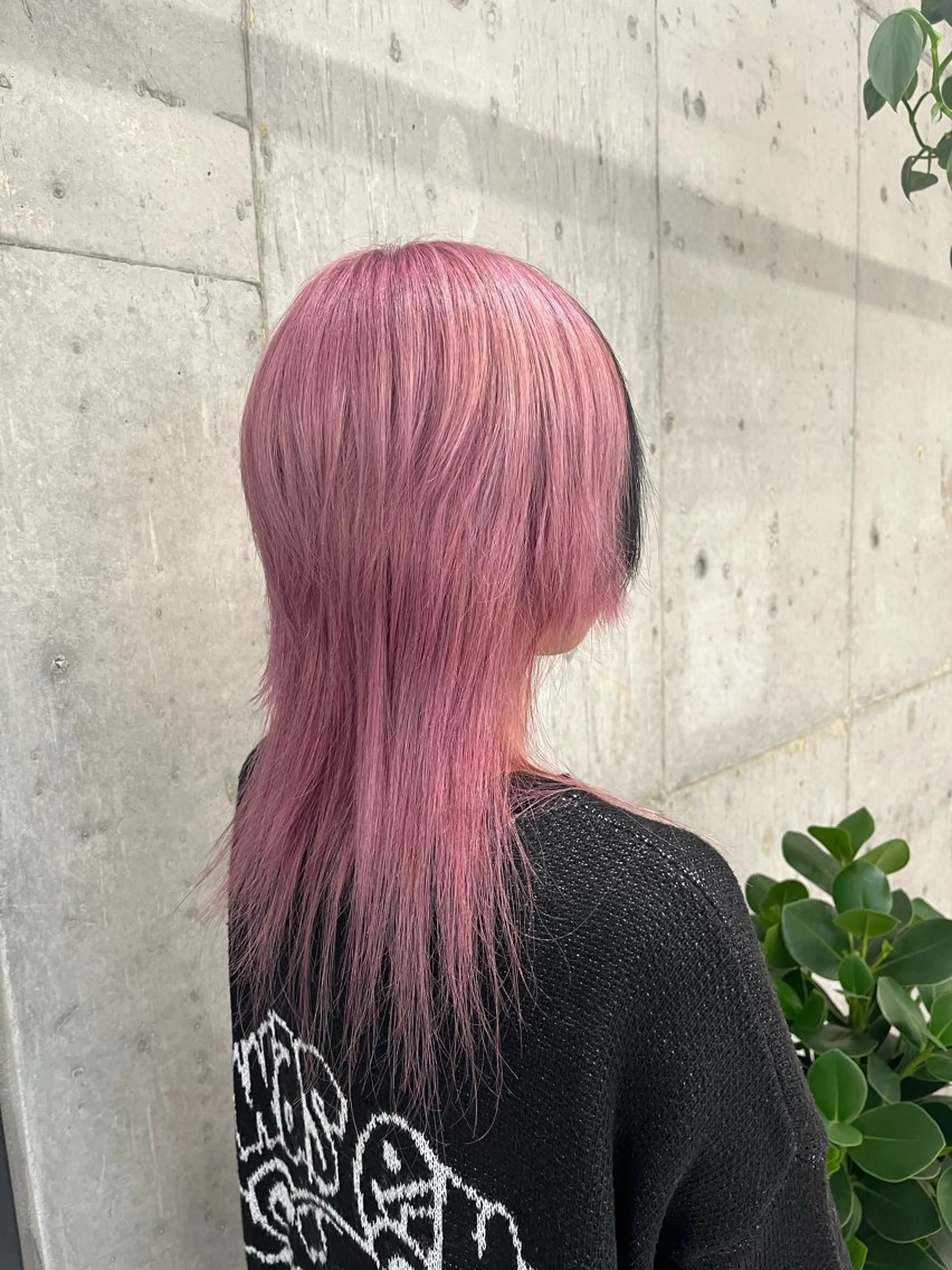 カラー ダブルカラー ラベンダーカラー ラベンダーピンク ピンクカラー ciera.堀江 佐藤のヘアスタイル