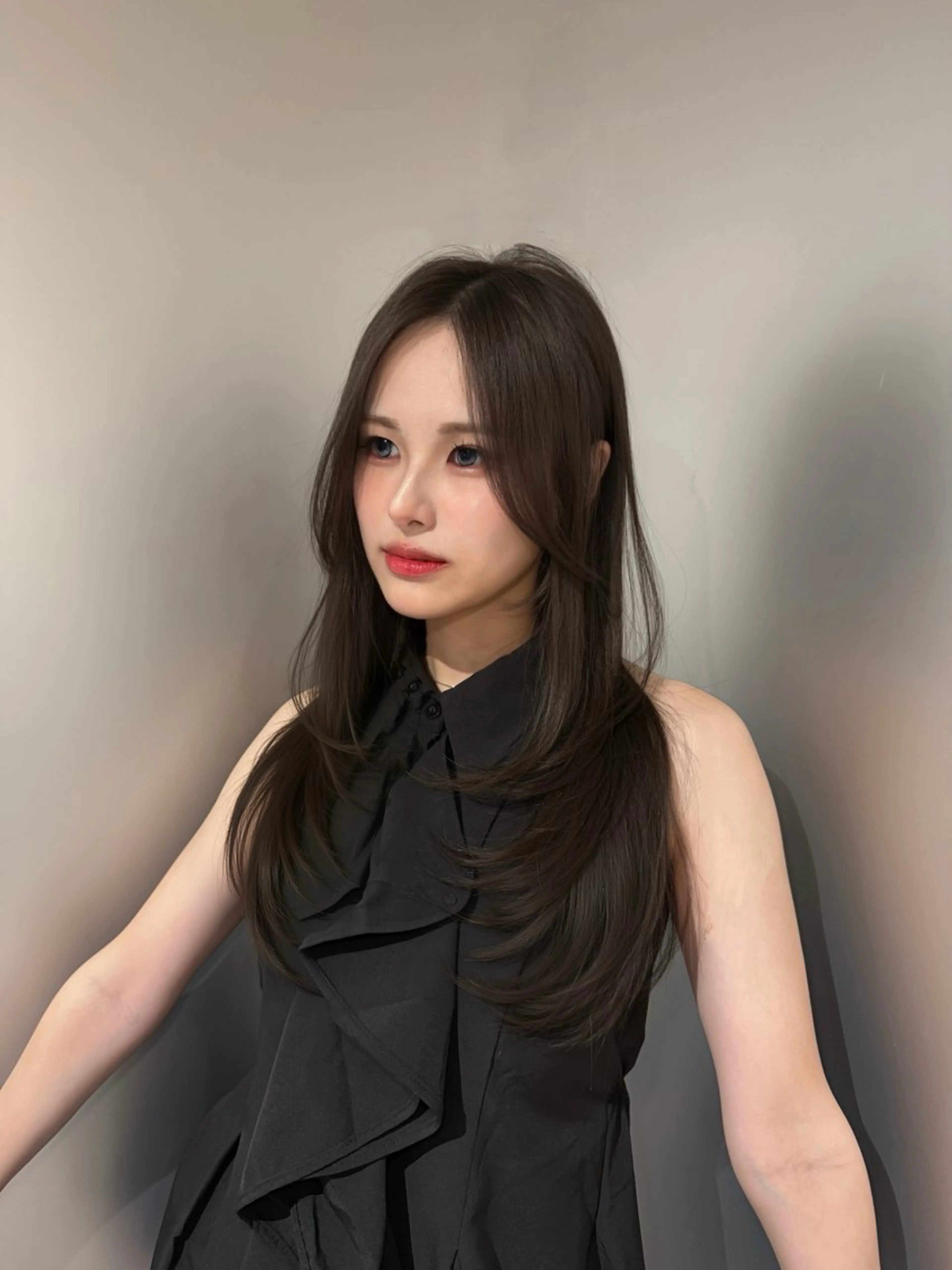 ロング カラー カット ヘアカラー トリートメント 髪質改善/透明感ヘア にちか🐰のヘアスタイル