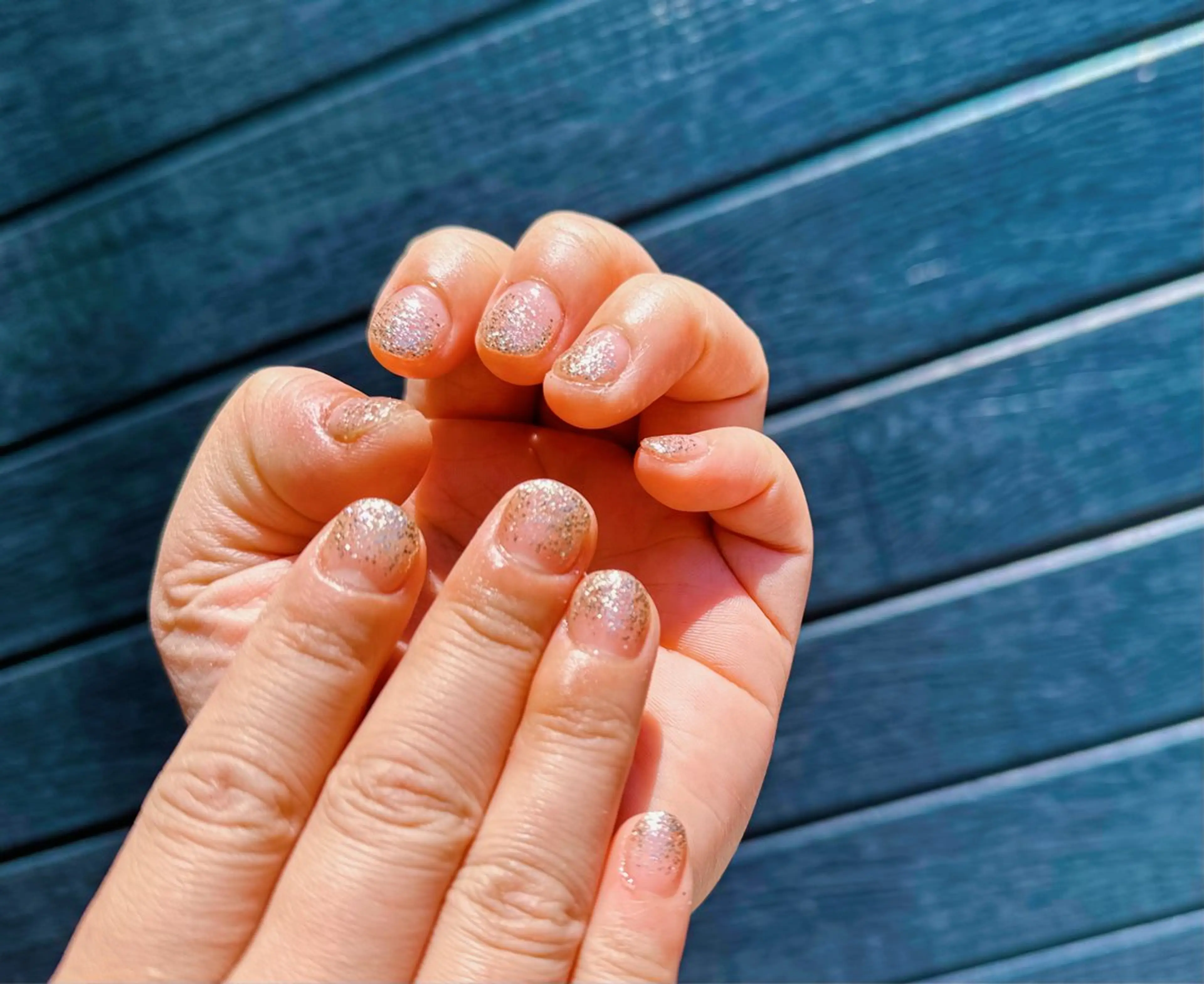 ネイル キラキラネイル ラメ(グリッター) ラメグラデーション ハンドネイル cutstudiog .saekoのネイルデザイン