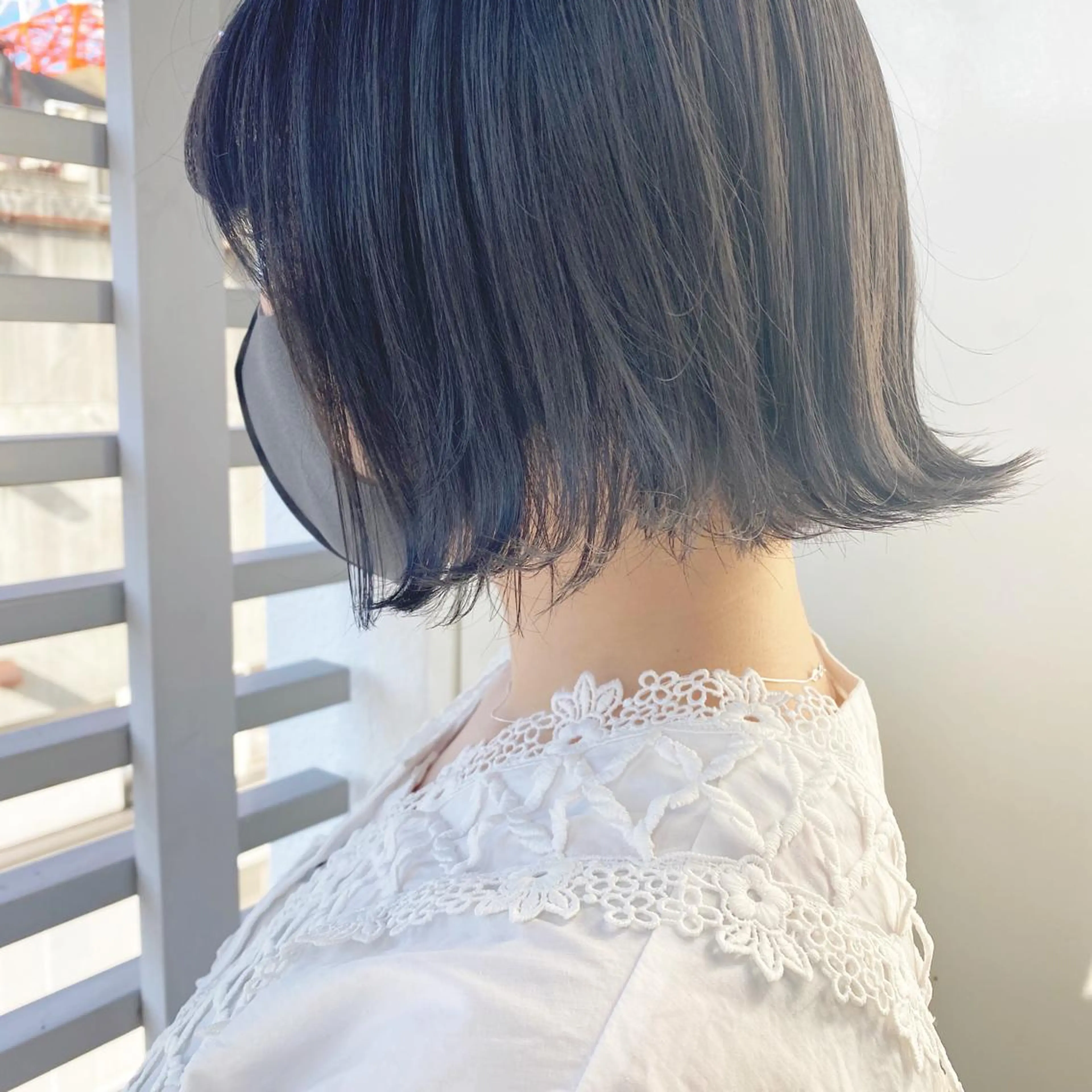 ミディアム カラー 韓国ヘア顔周りカット 艶髪ベージュtamaのヘアスタイル