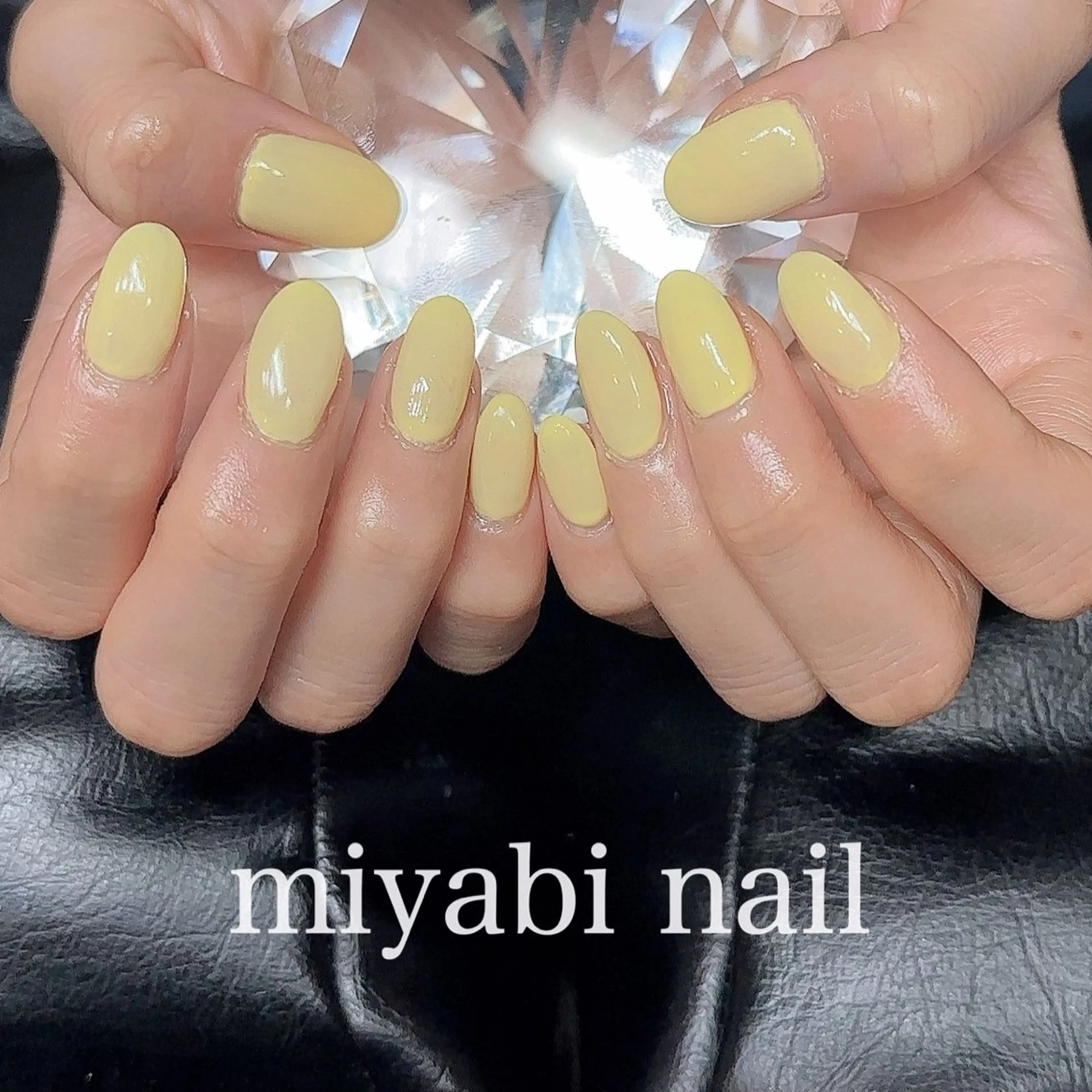 ネイル 持ち込み ワンカラーネイル パステルネイル シンプルネイル 春ネイル ハンドネイル miyabi nail 桂川駅近くのネイルデザイン