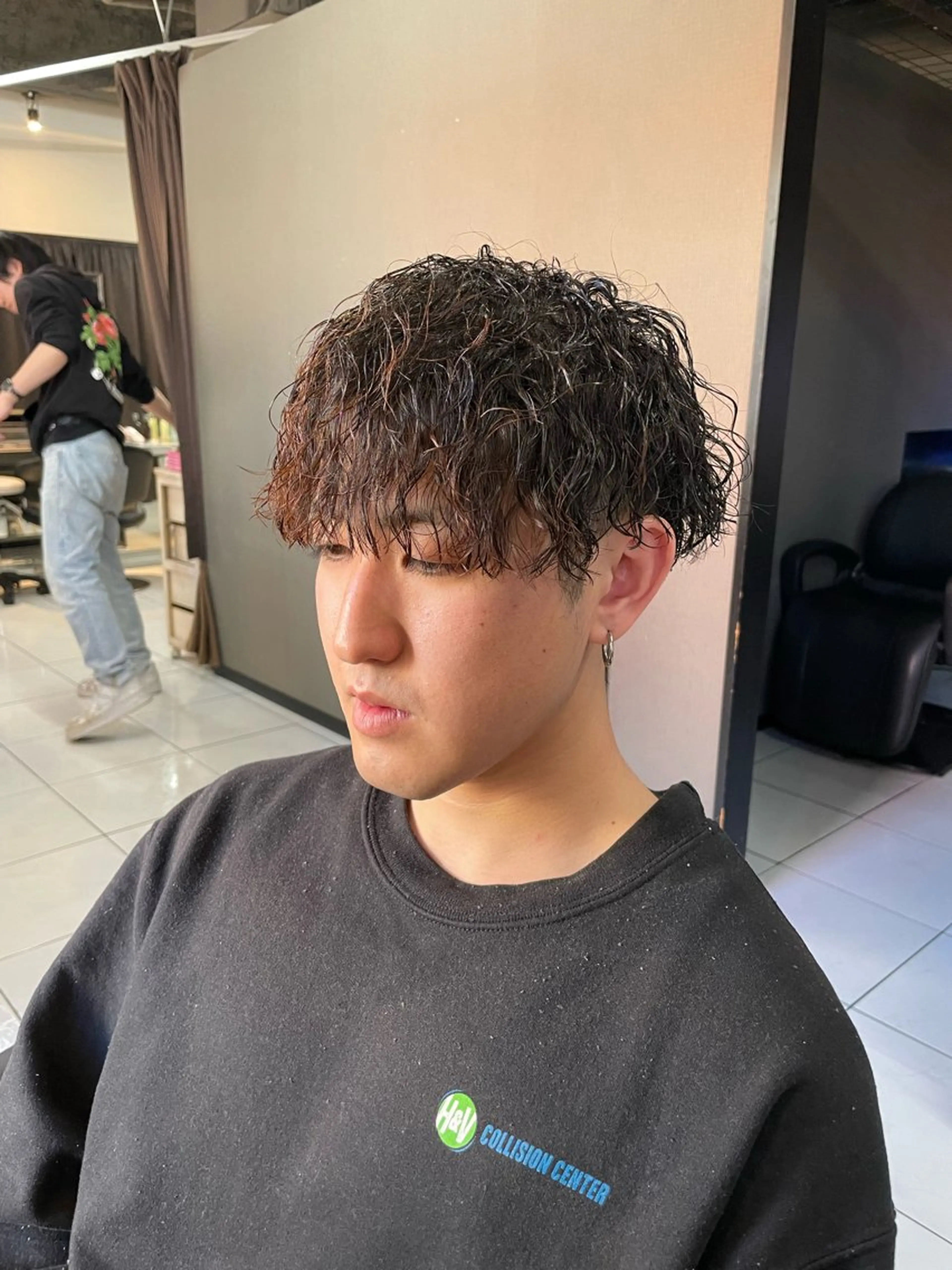 カラー パーマ メンズ フェザーパーマ メンズパーマ メンズツイストパーマ ツイストスパイラルパーマ 波巻きパーマ カット パーマ 🔥お値段以上🔥 メンズ特化たかひろのヘアスタイル