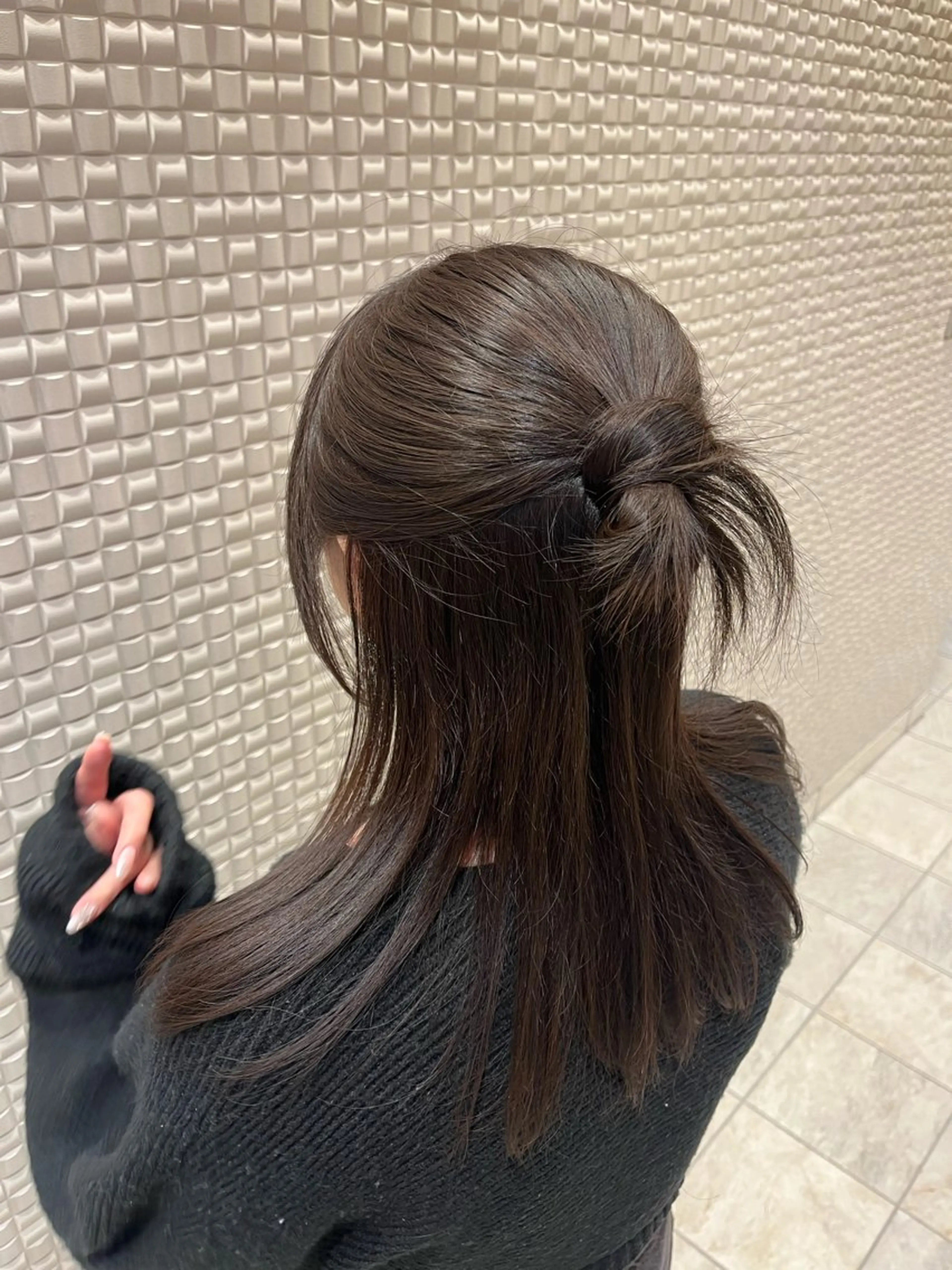 ミディアム 新宿 谷合 玲花のヘアスタイル