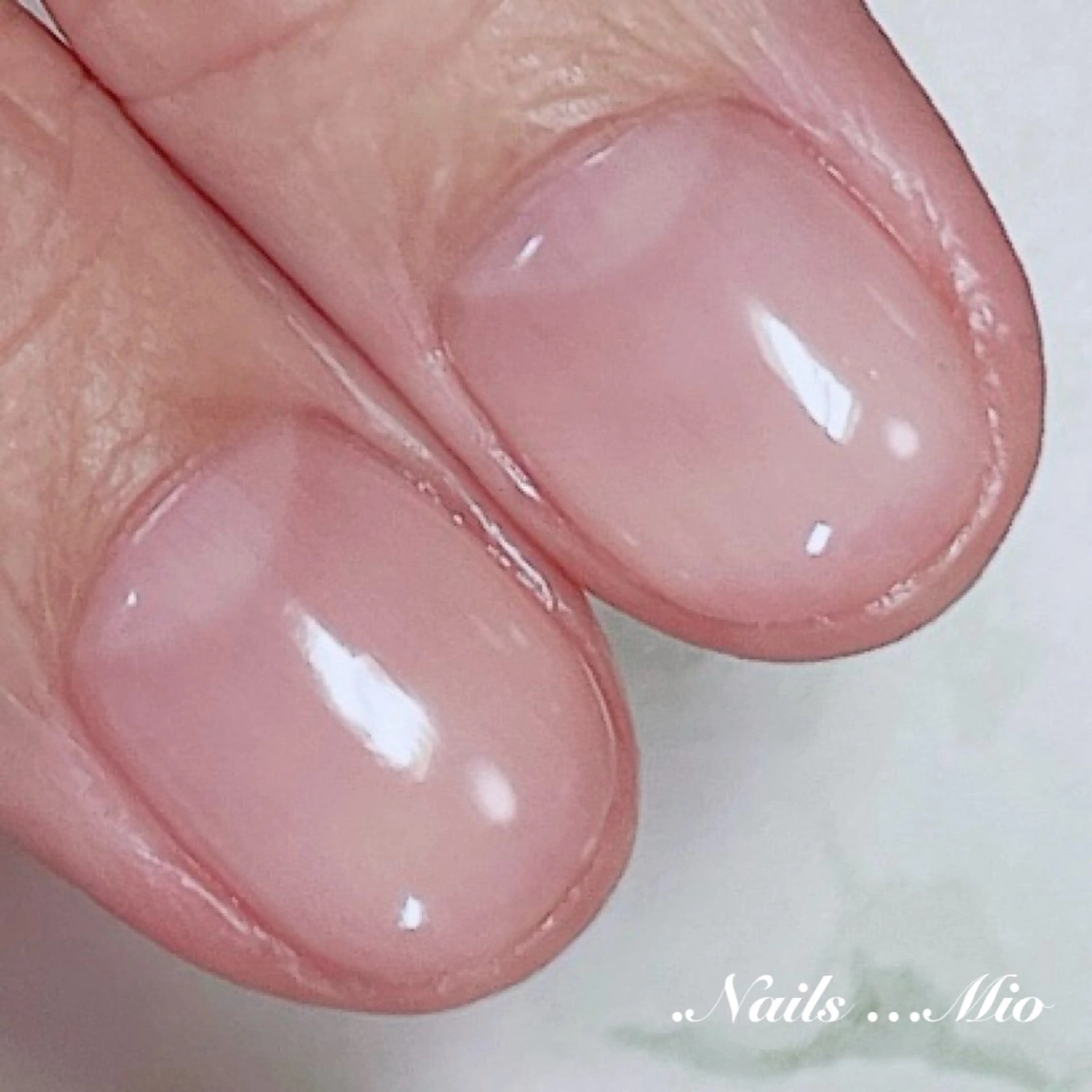 ネイル クリアネイル ジェルネイル ハンドネイル .Nails Mio 赤羽西ネイルサロンのネイルデザイン