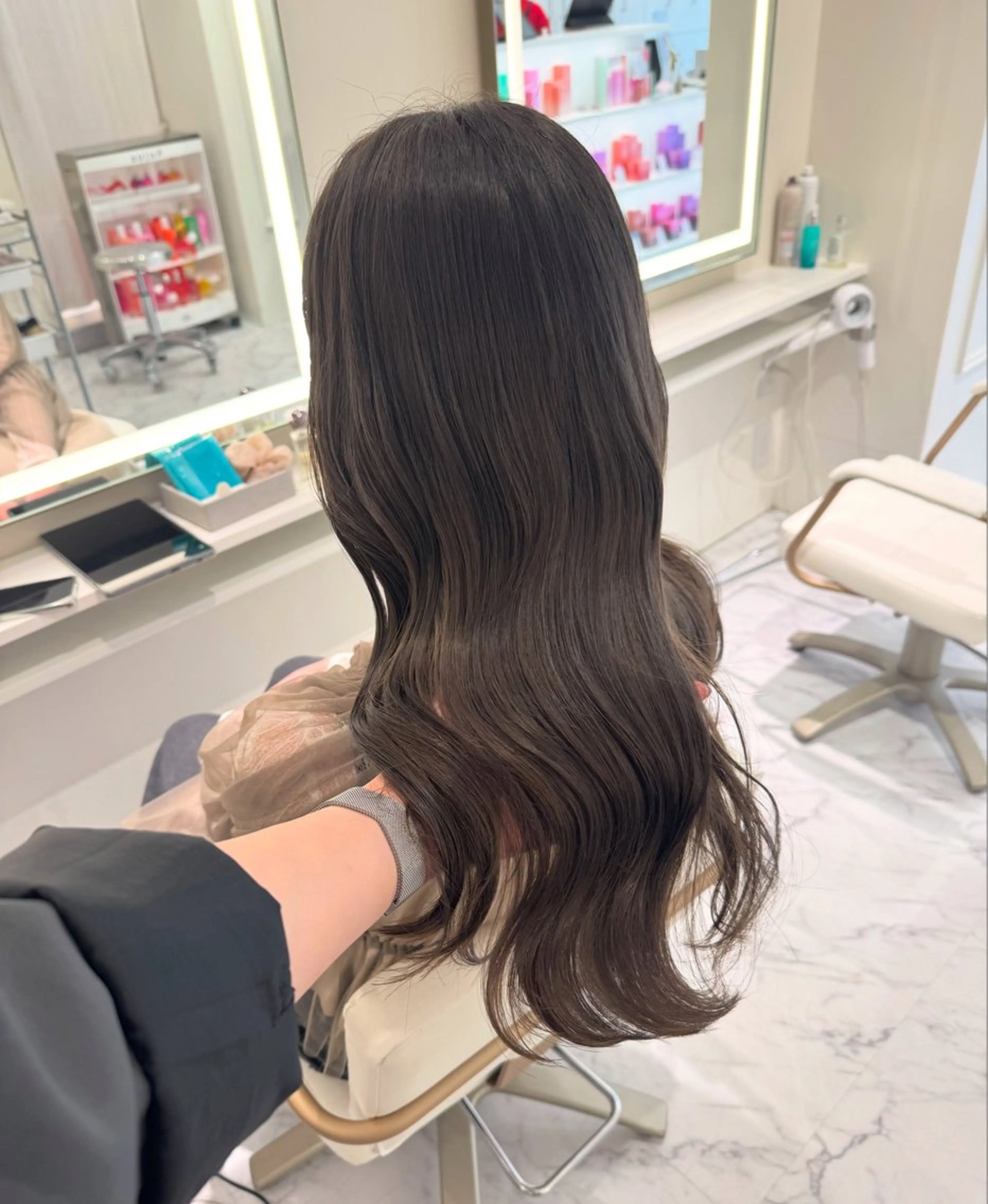 ロング カラー ヘアカラー ParveMix🍀 藤原愛未のヘアスタイル