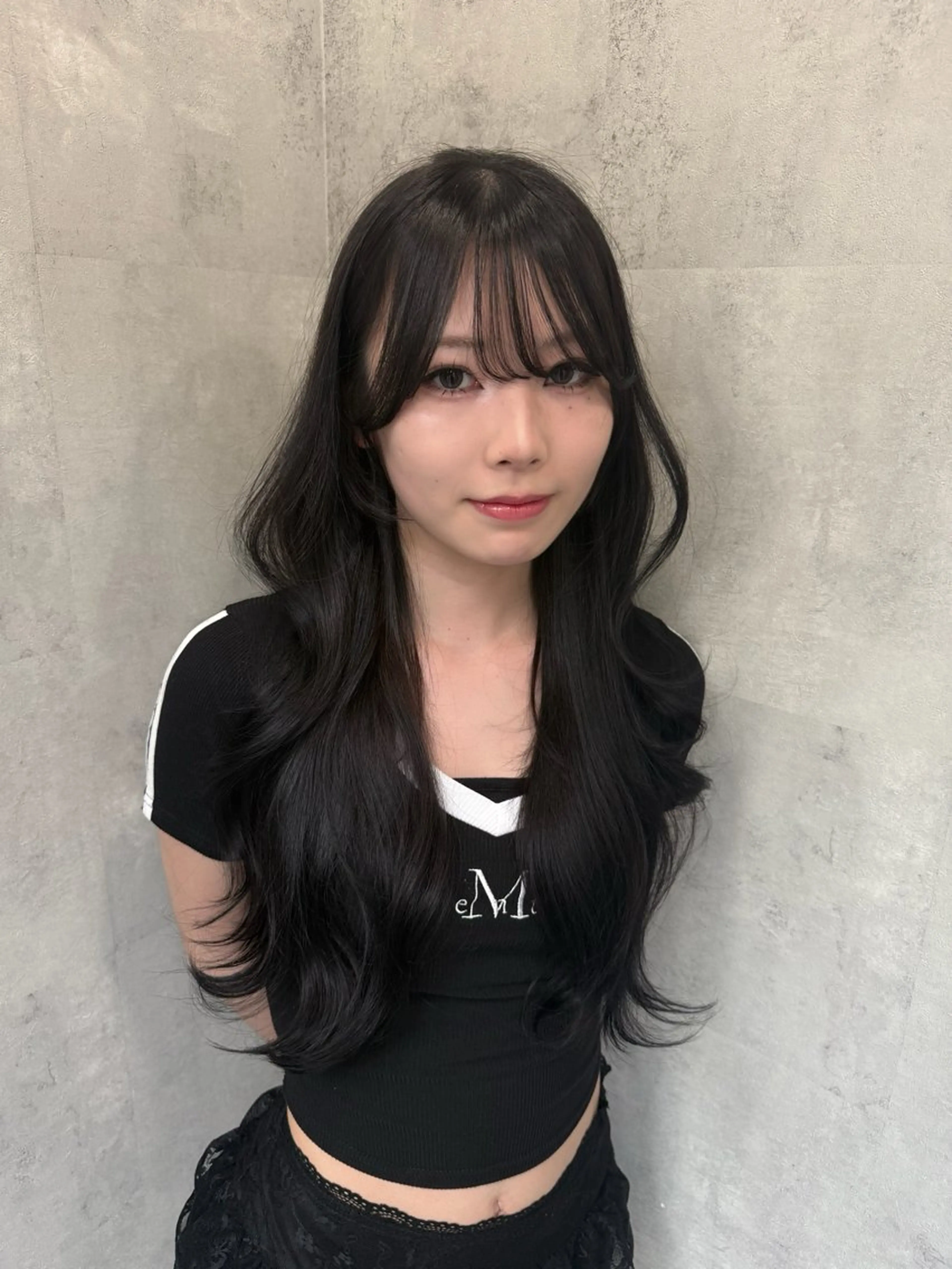 セミロング LAVEL 渋谷 髪質改善 レイヤーカット所属・💖艶髪/韓国ヘア 💖asukaのヘアスタイル