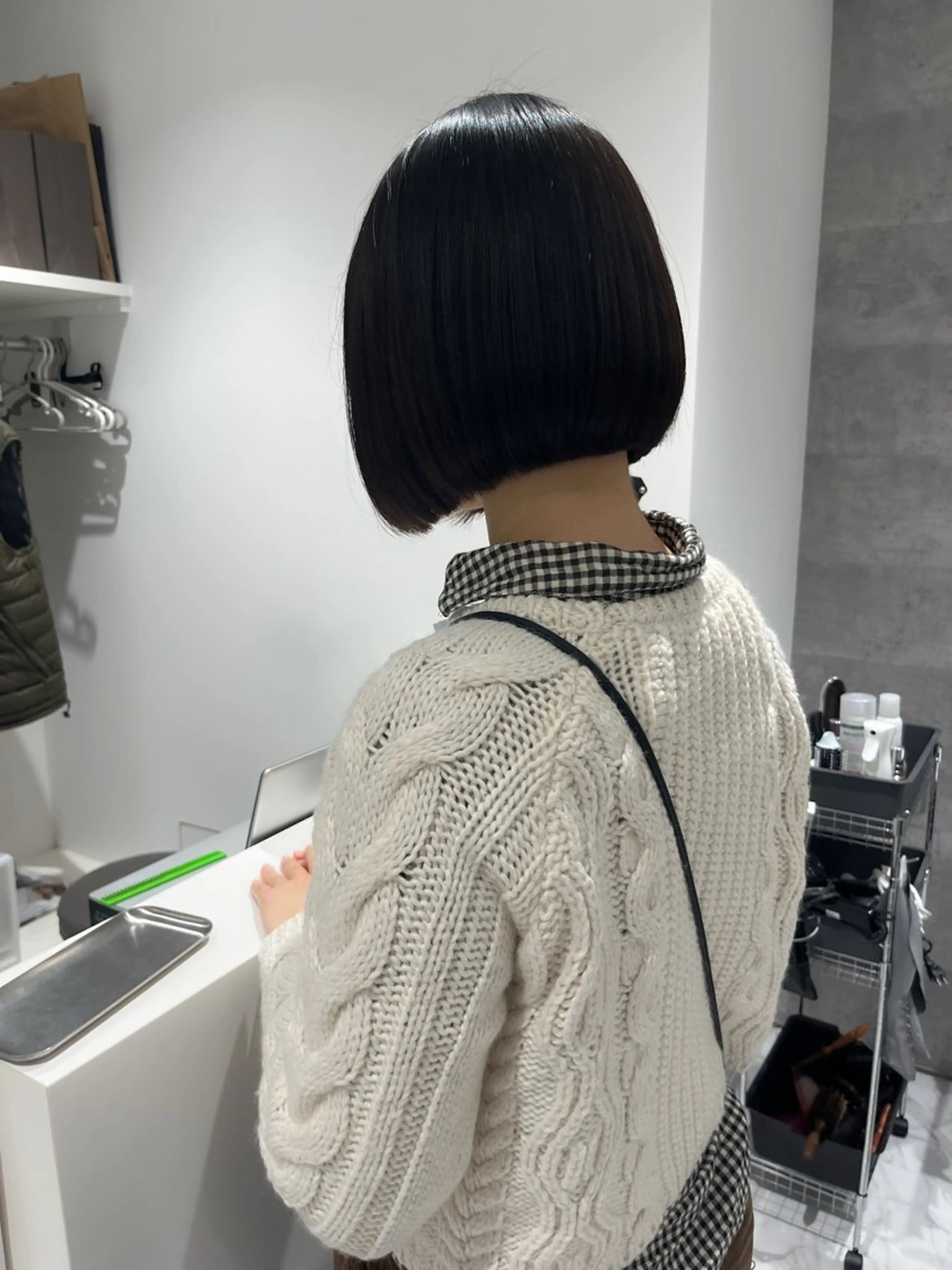 ショート パーマ カット 縮毛矯正 Grow by NYNY 坂本 理輝のヘアスタイル