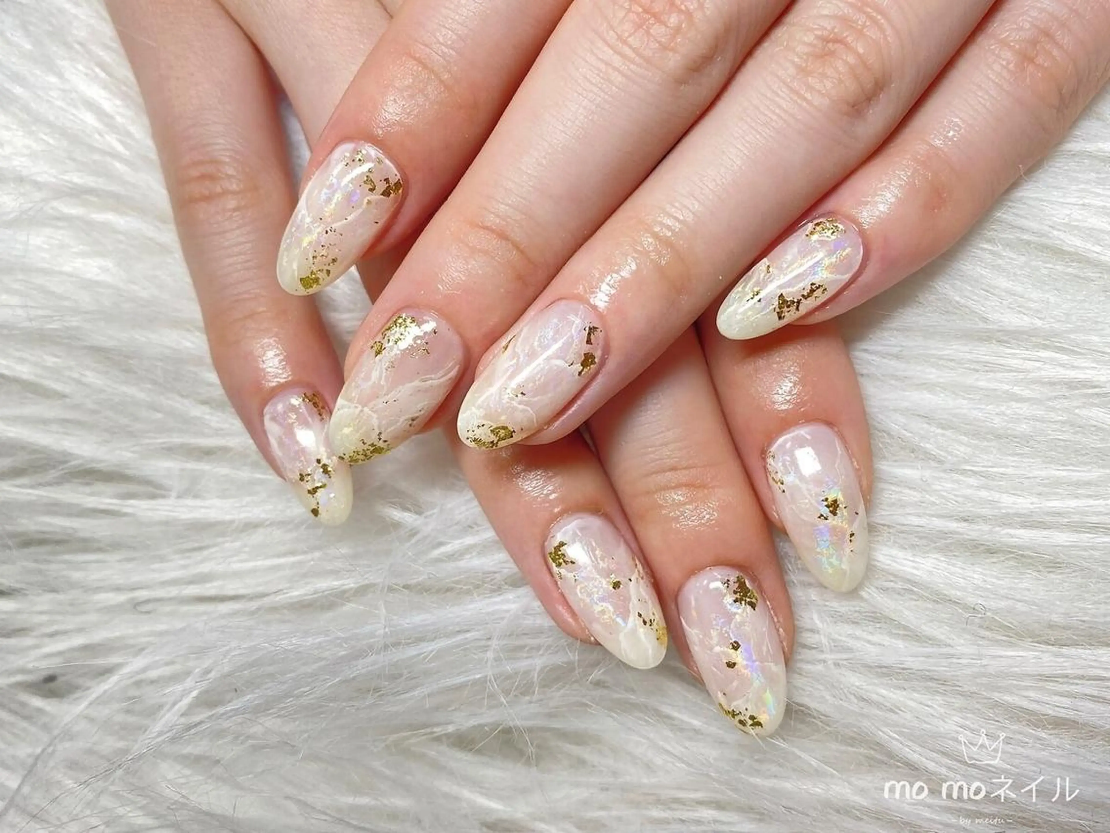 セミロング ネイル MOMO nail所属・NIITSU 川崎のネイルデザイン
