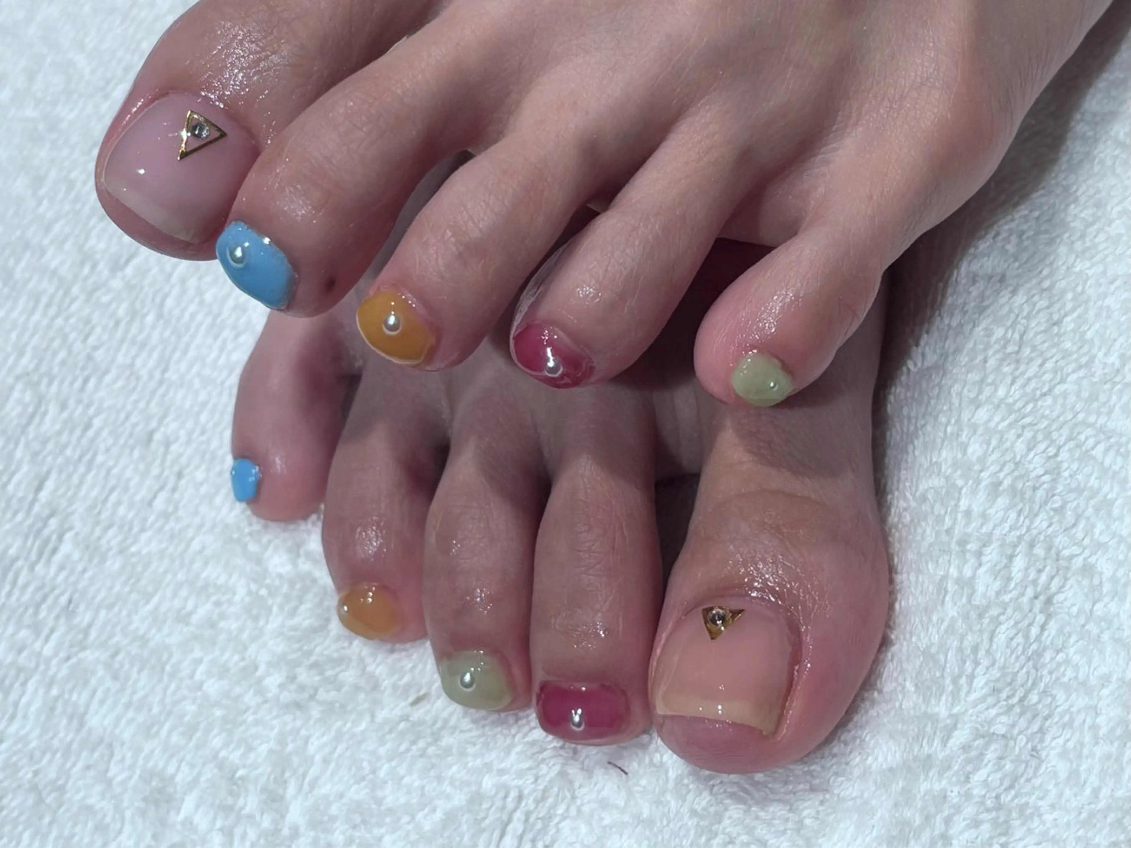 ネイル フットネイル CECIL beauty labo所属・田中 梨奈のネイルデザイン