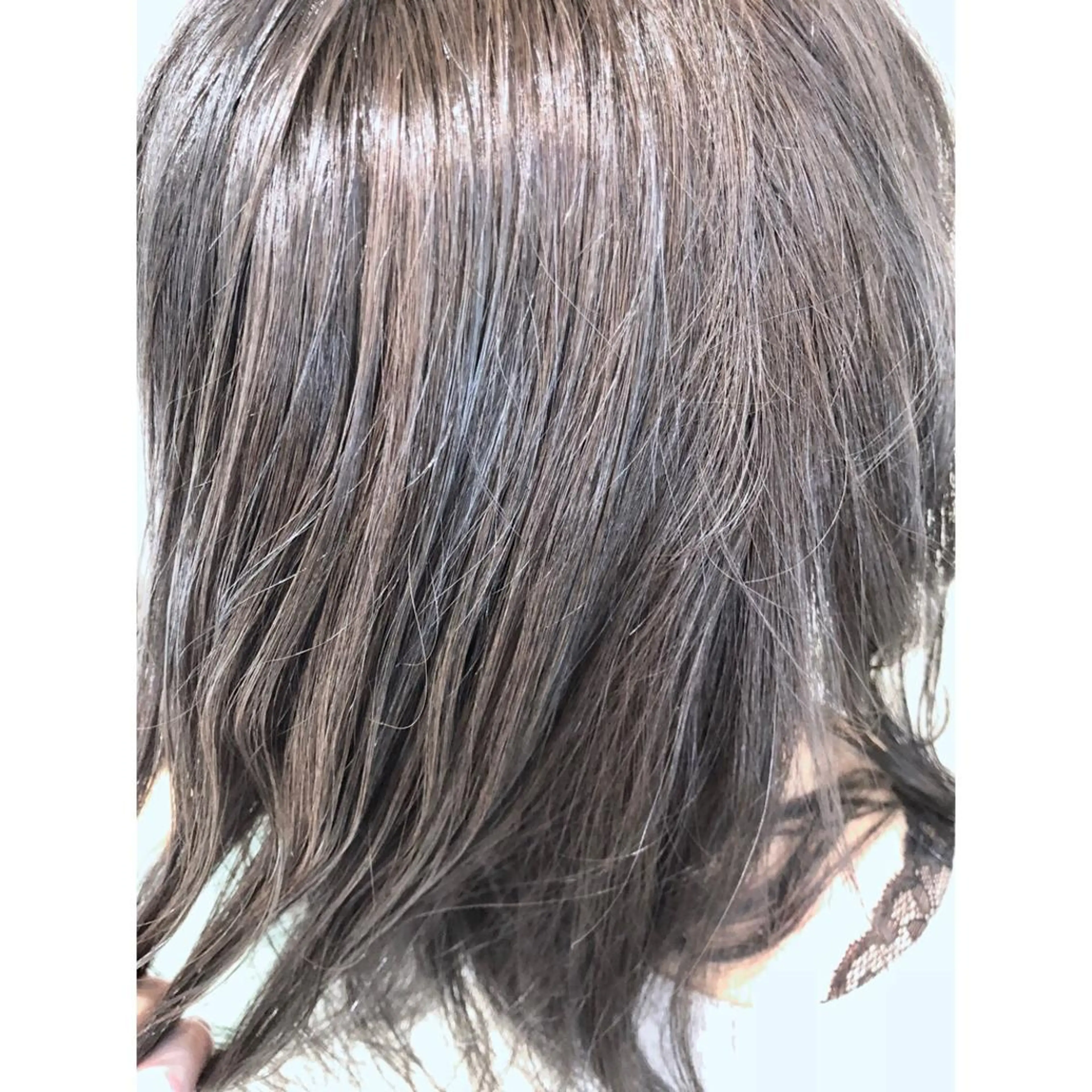 ミディアム カラー パーマ ヘアアレンジ ブリーチ 透明感カラー グラデーションカラー グレージュ ハイライトカラー 【ツヤ髪美容師】 ツダケイスケのヘアスタイル