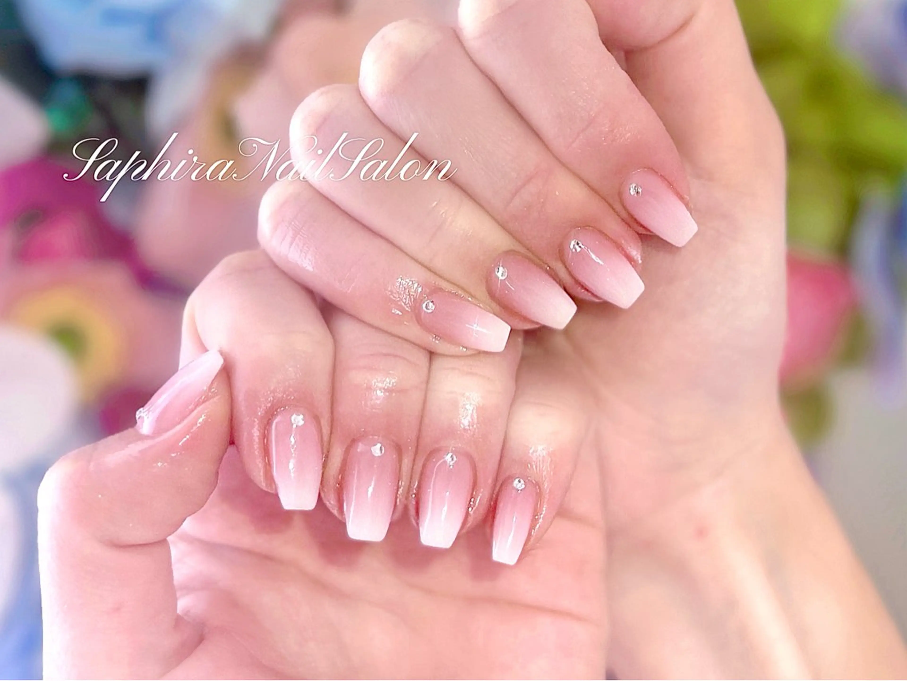 カラー ハンドネイル Saphiraネイル サロン錦糸町のネイルデザイン