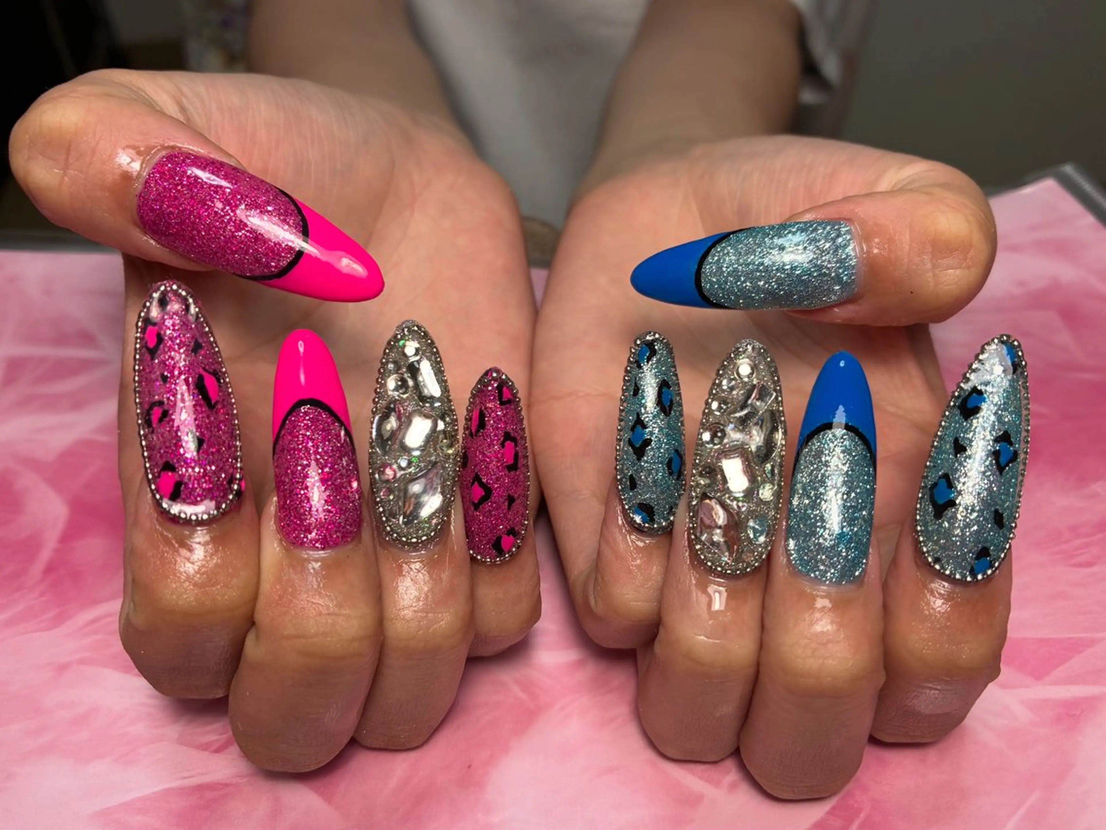 ロング ハンドネイル hs nail salonのネイルデザイン