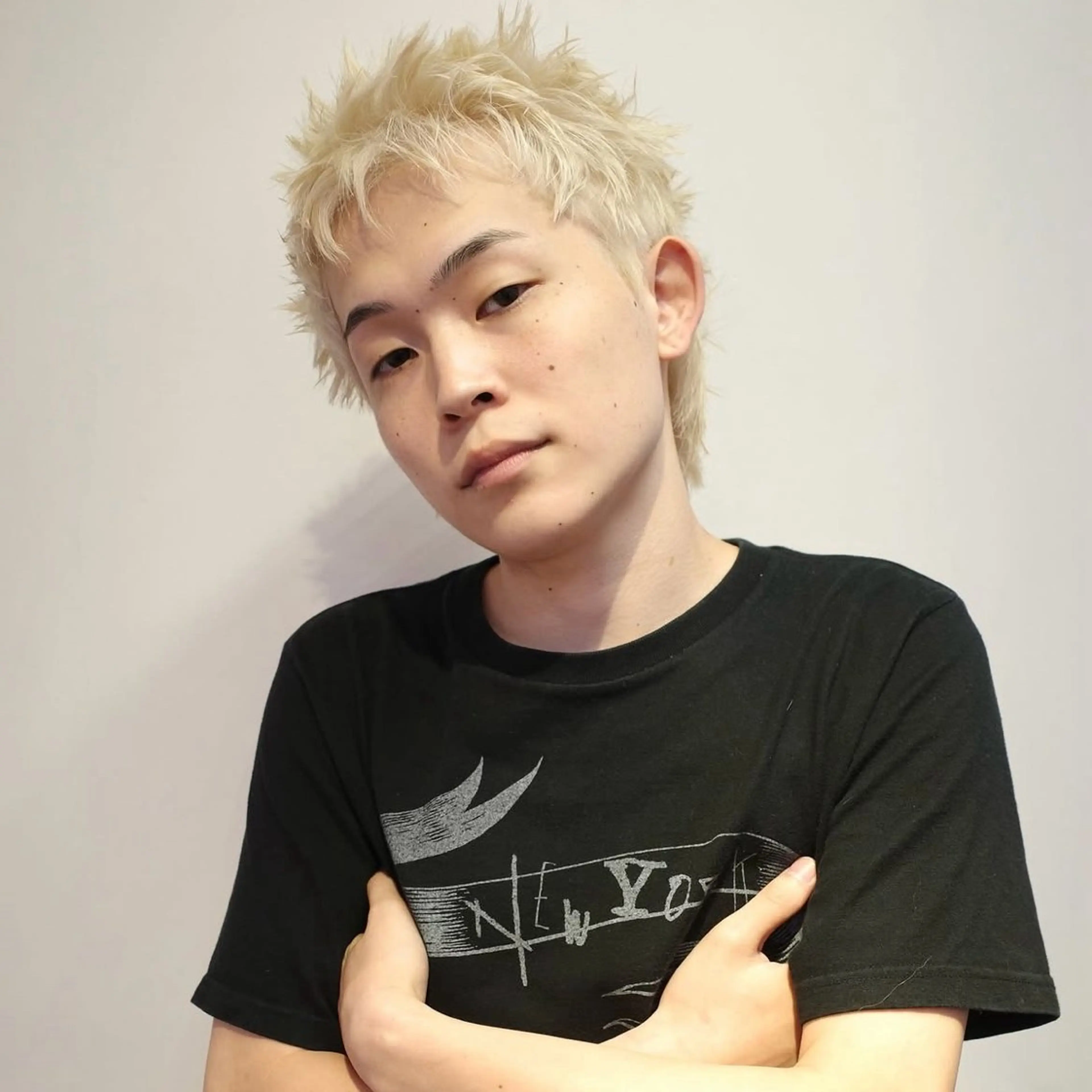 カラー メンズ カット ハイトーン/パーマ/ メンズ / 櫻本🌐のヘアスタイル