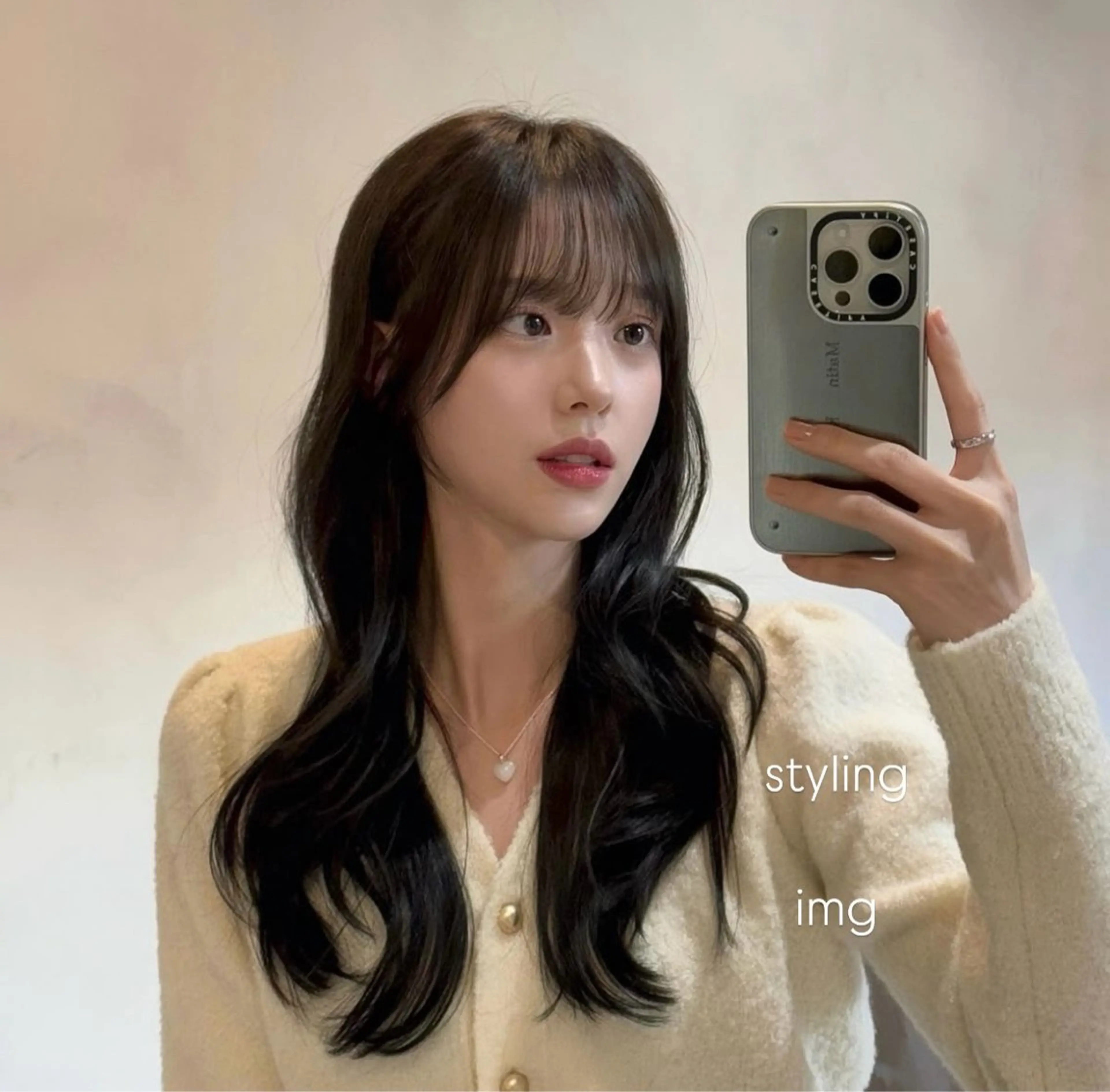 ヘアアレンジ rinka／暖色 ブリーチのヘアスタイル