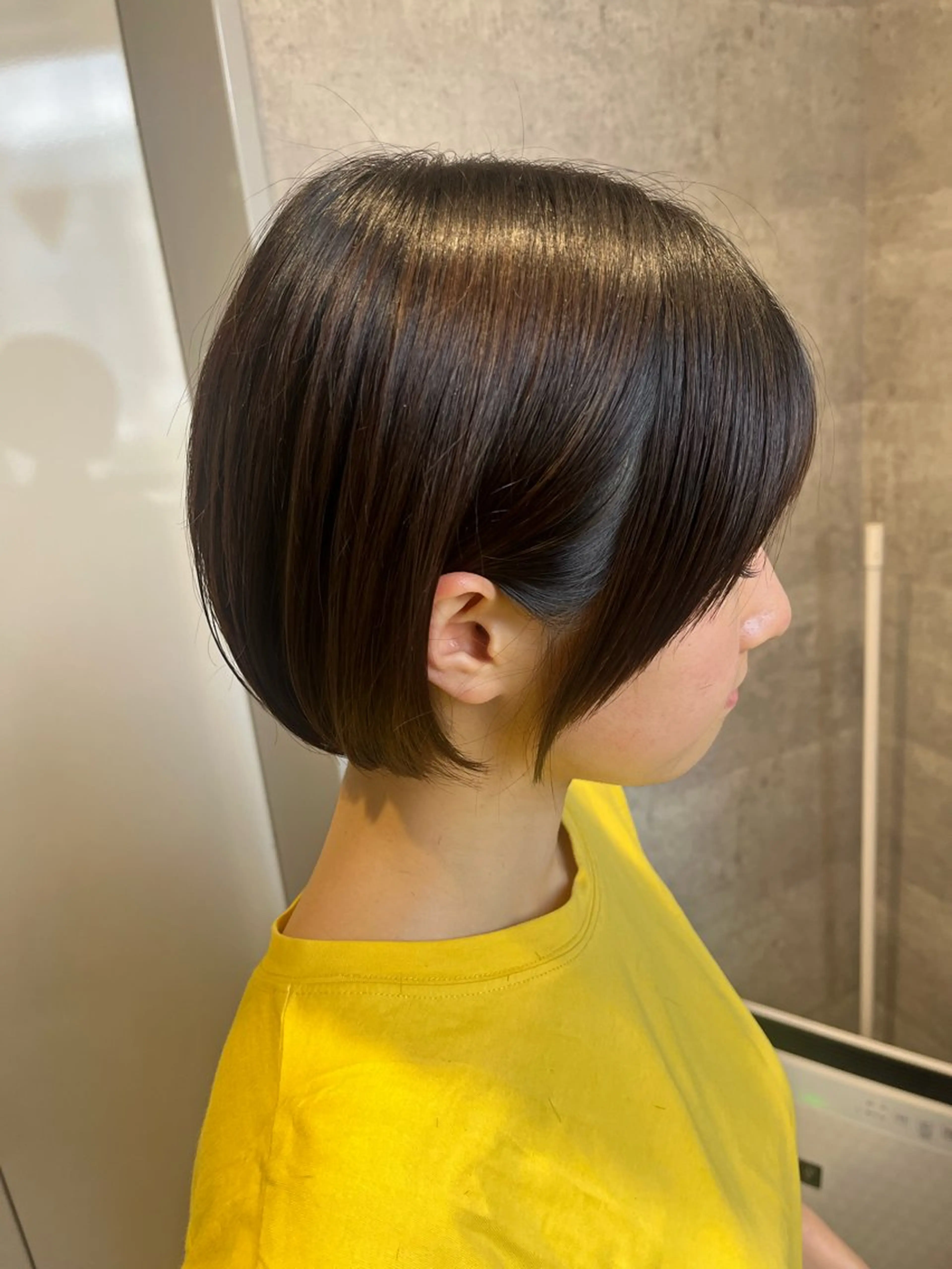 ショート カラー ダブルカラー 新宿のヘアスタイル