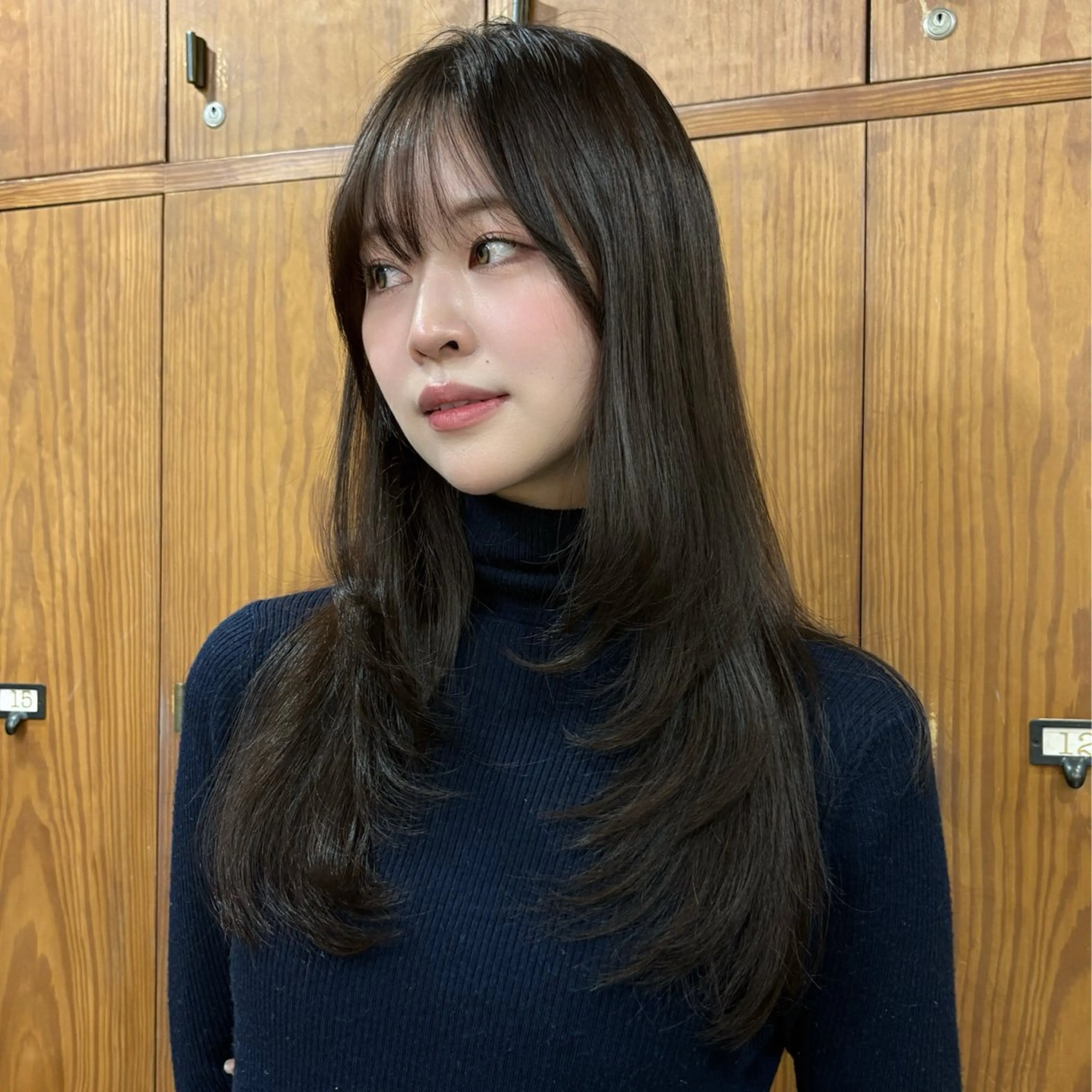 ロング 森 はるなのヘアスタイル