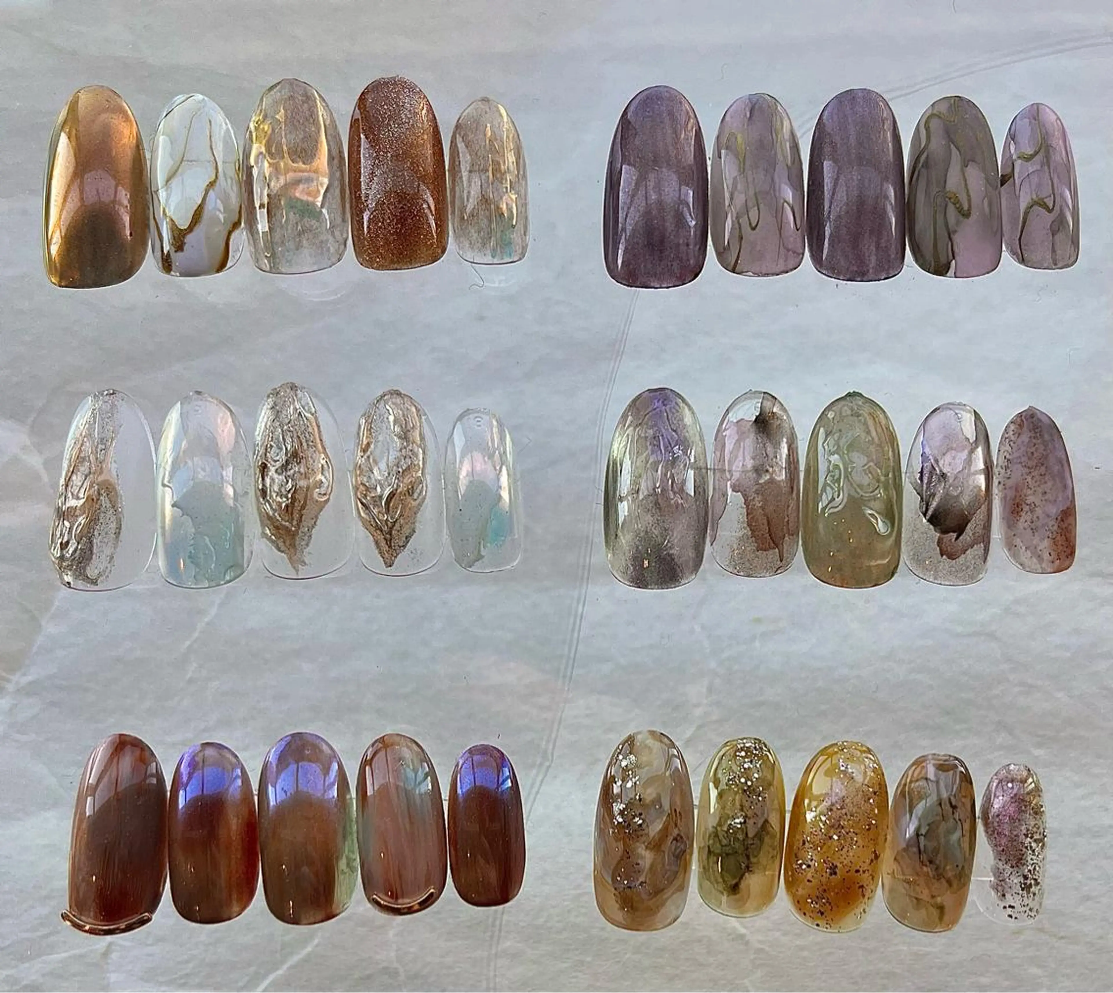 ネイル ニュアンスネイル スカルプネイル シンプルネイル 小河 仁美のネイルデザイン