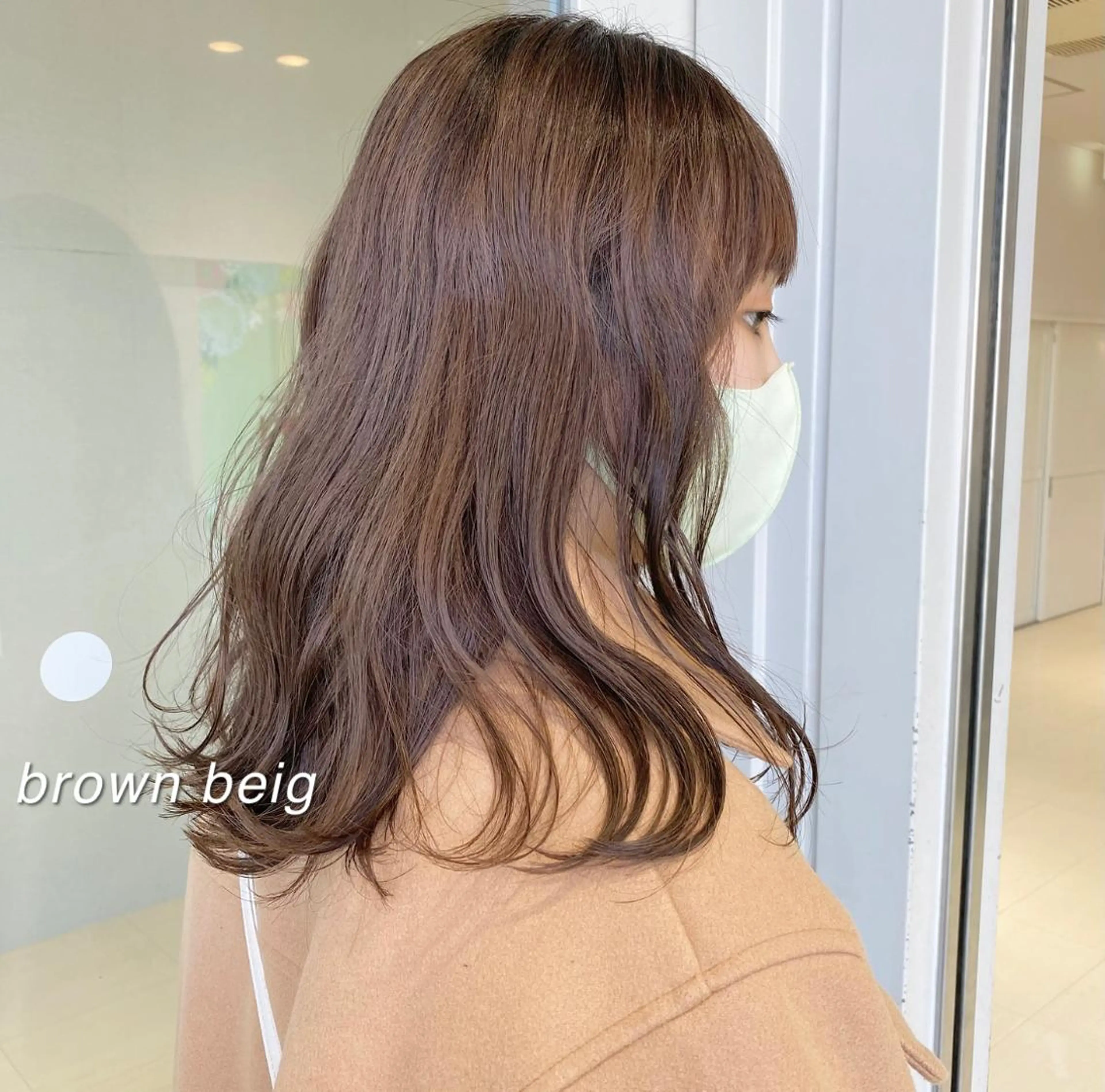 ミディアム カラー ベージュカラー ブラウンカラー ヘアカラー ボブ/salut町田 🧡kanaのヘアスタイル