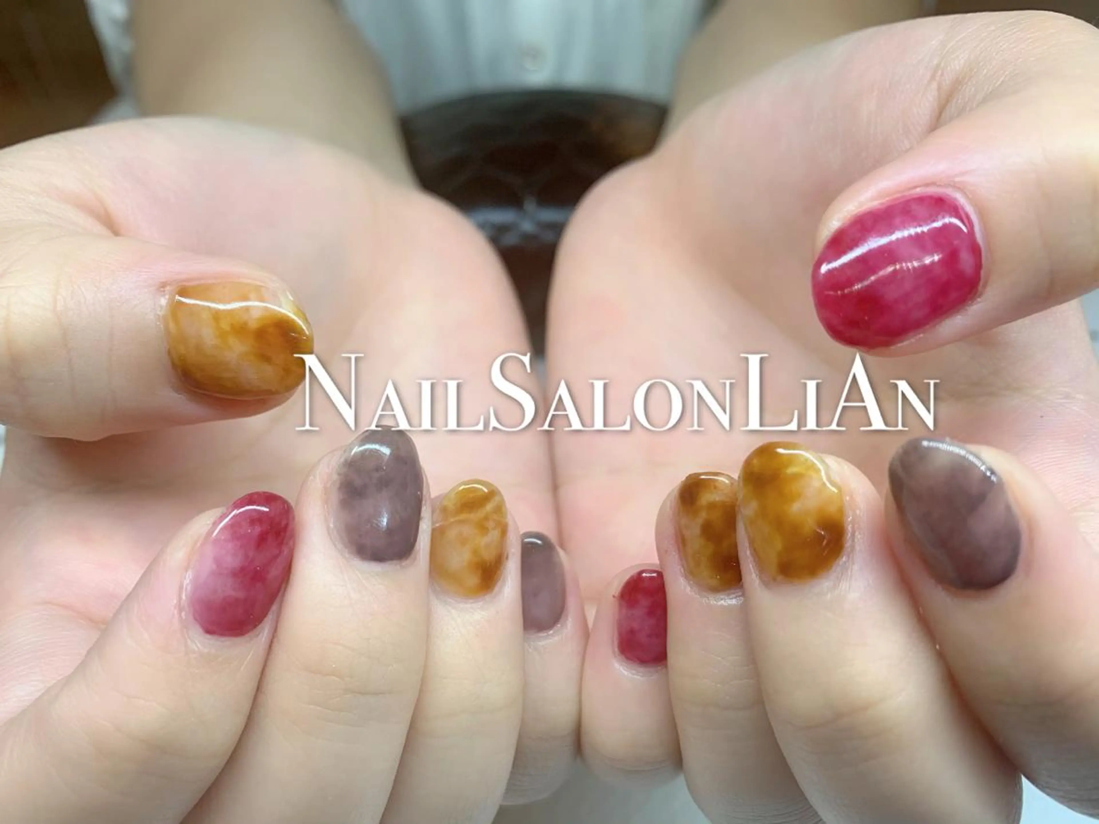 ネイル 持ち込み ハンドネイル NailSalon LiAnのネイルデザイン