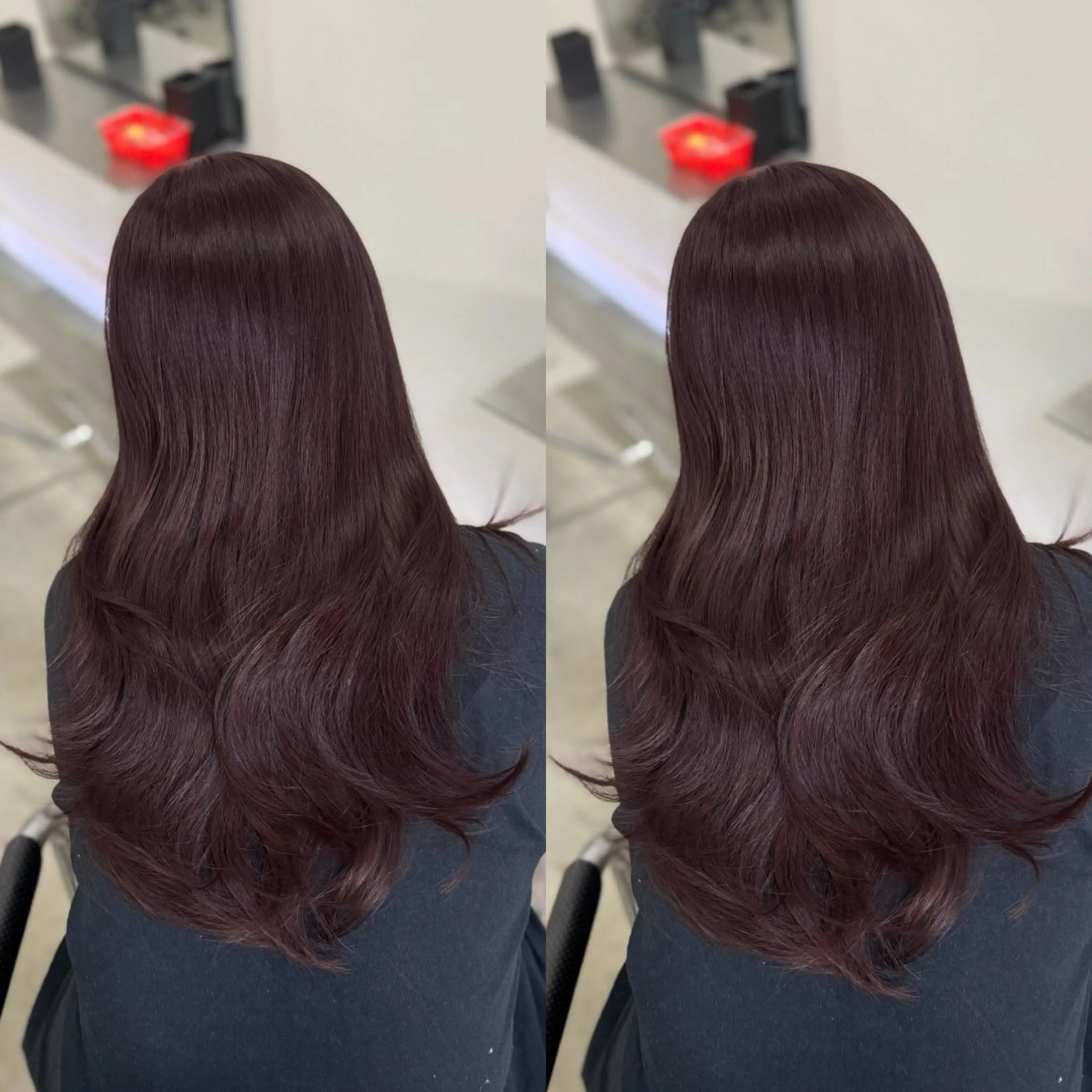 ロング ピンクブラウン 🌟透明感カラー 🌟松岡勇輝のヘアスタイル