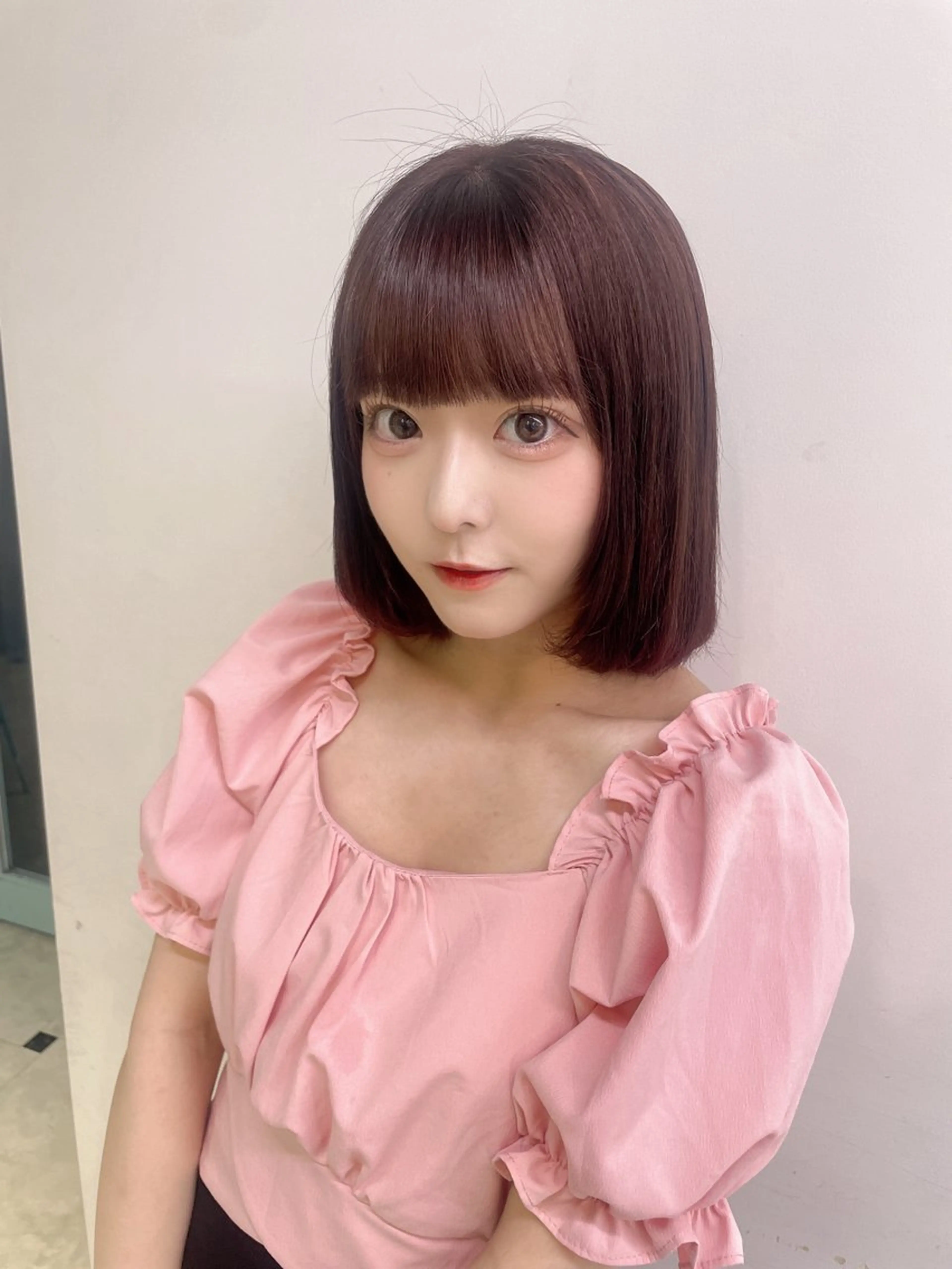 セミロング カラー ヘアアレンジ 愛されカラー🩷 はるなのヘアスタイル